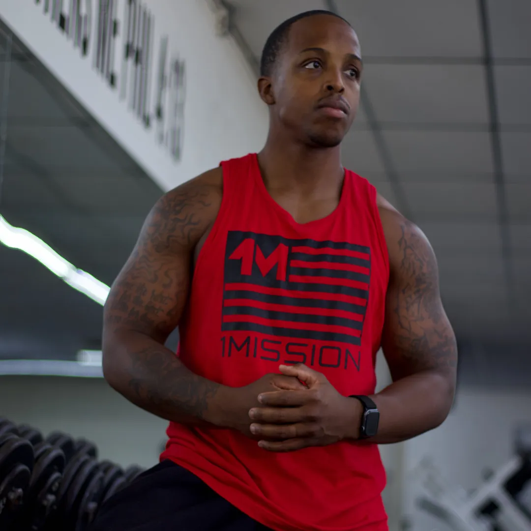 1 Mission Nutrition Logo Muscle Tank (UNISEX)