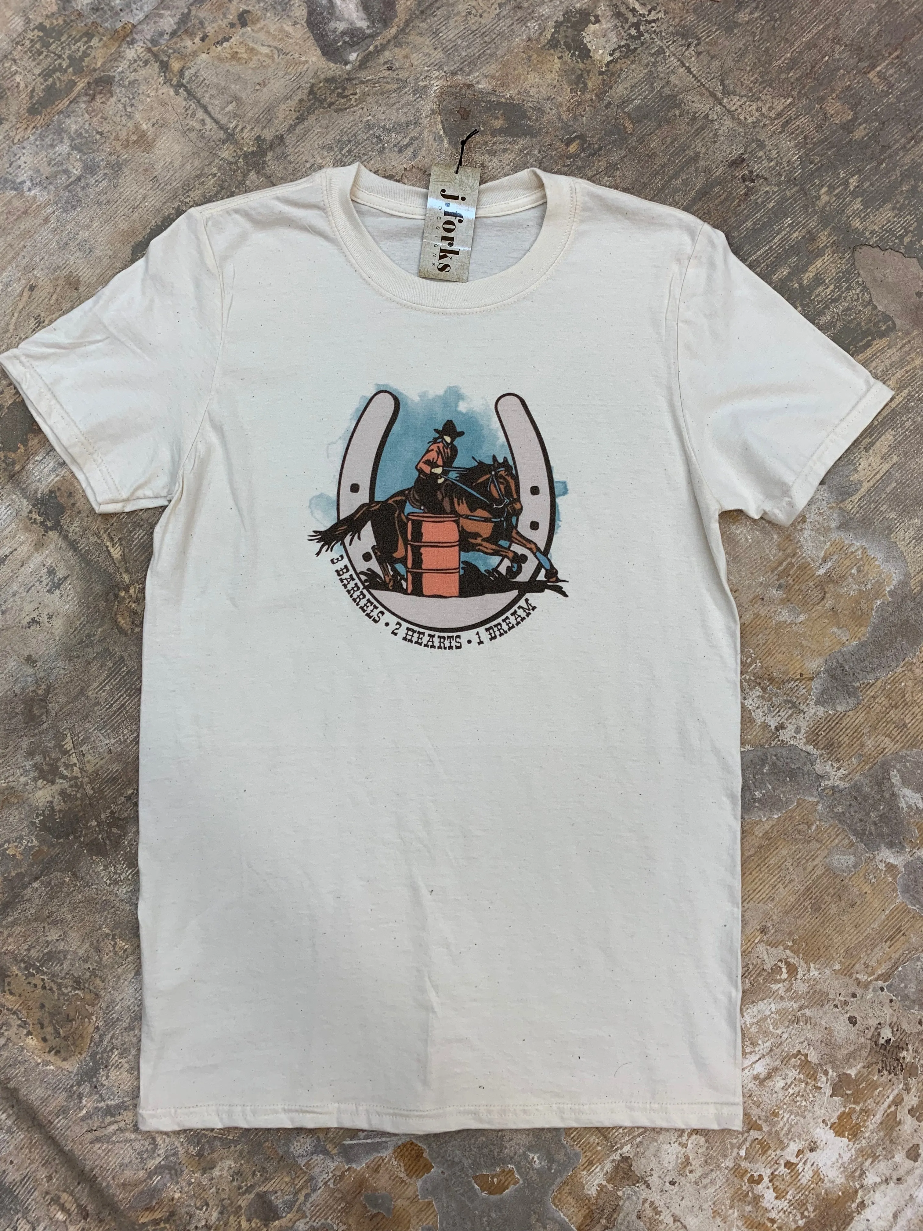 1185 Barrel Racing One Dream Tee