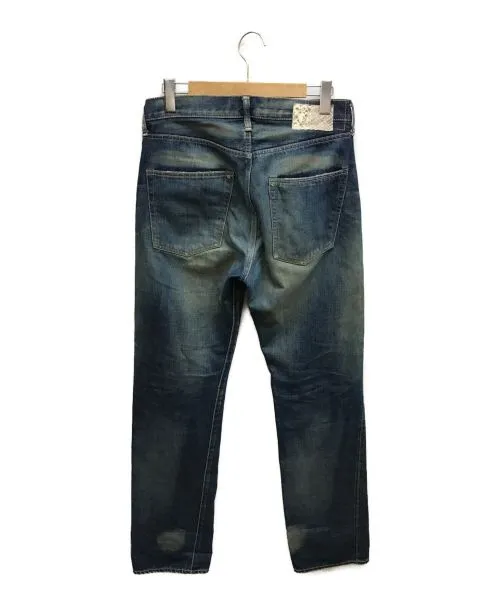 [33W 34L] Visvim Fluxus Serge De Nimes Distressed Selvedge Indigo Denim Jeans