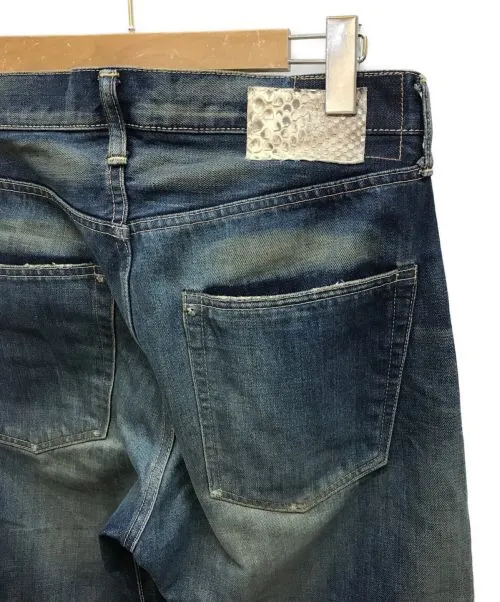 [33W 34L] Visvim Fluxus Serge De Nimes Distressed Selvedge Indigo Denim Jeans