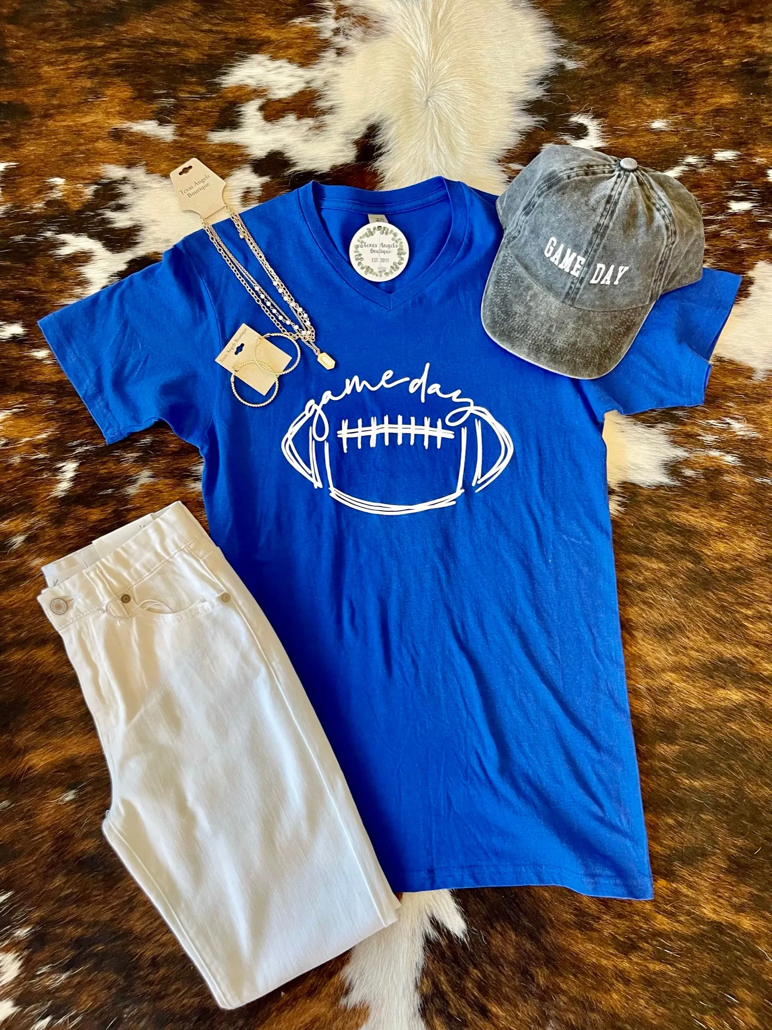 50% Off - Royal Blue Game Day Tee