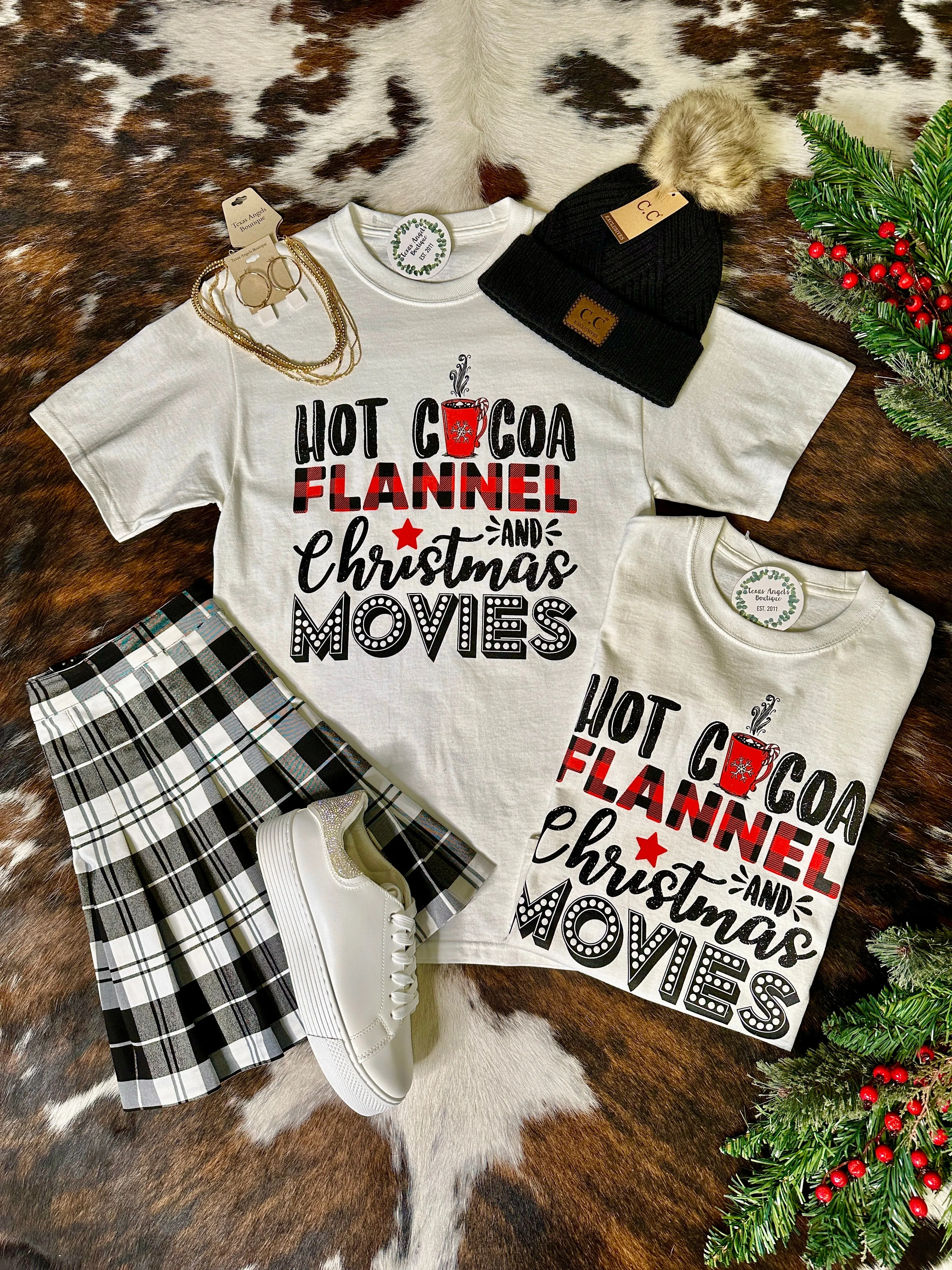 60% Off - Hot Cocoa Graphic Tee