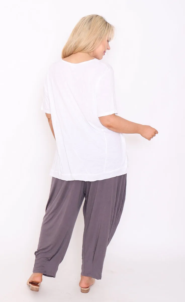7718 Loose fitting pants