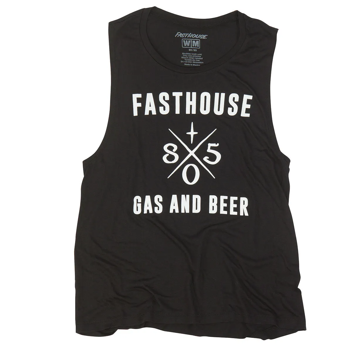 805 Gas & Beer Womens Muscle Tank - Black