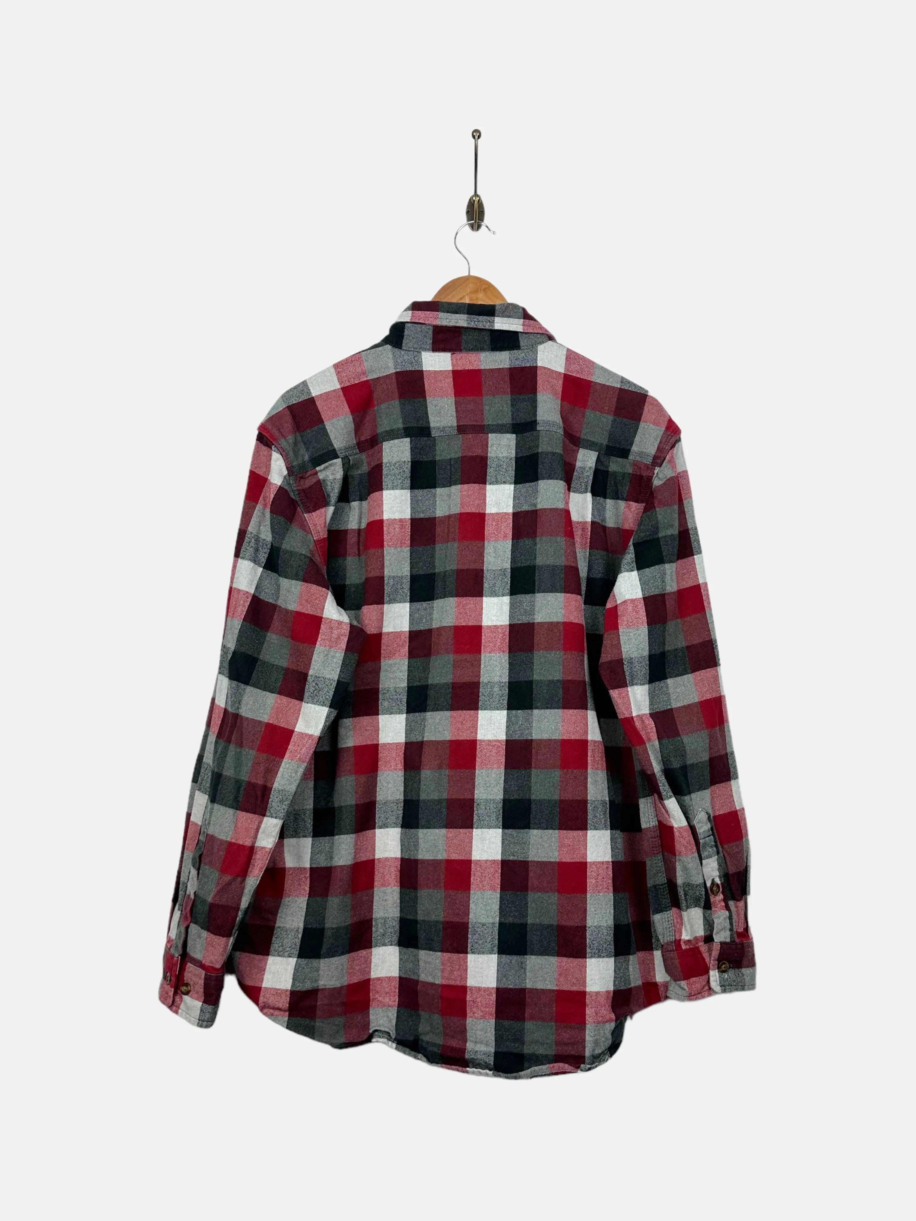 90's Carhartt Button-Up Flannel Shirt Size L