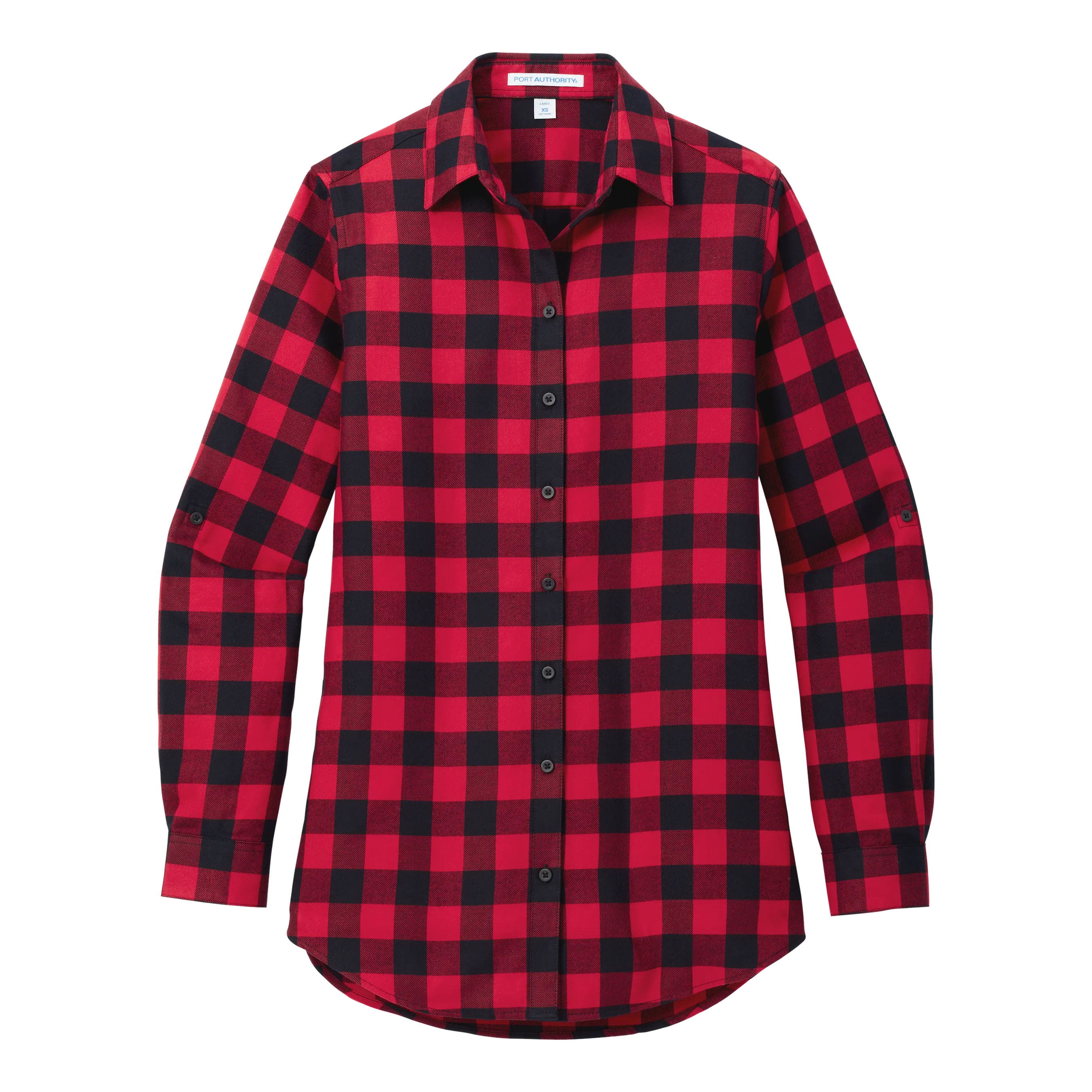 A1820W Ladies Plaid Flannel Shirt