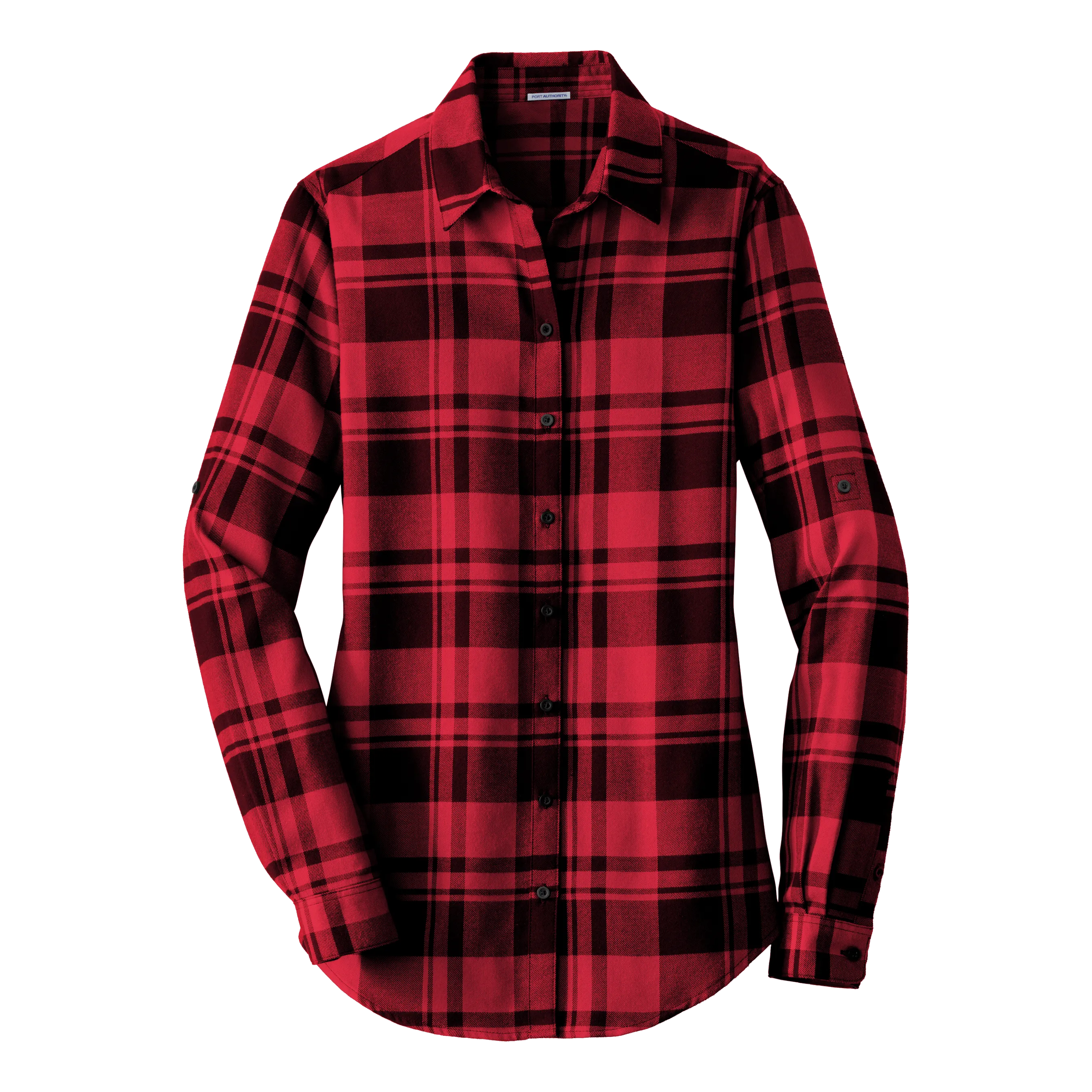 A1820W Ladies Plaid Flannel Shirt
