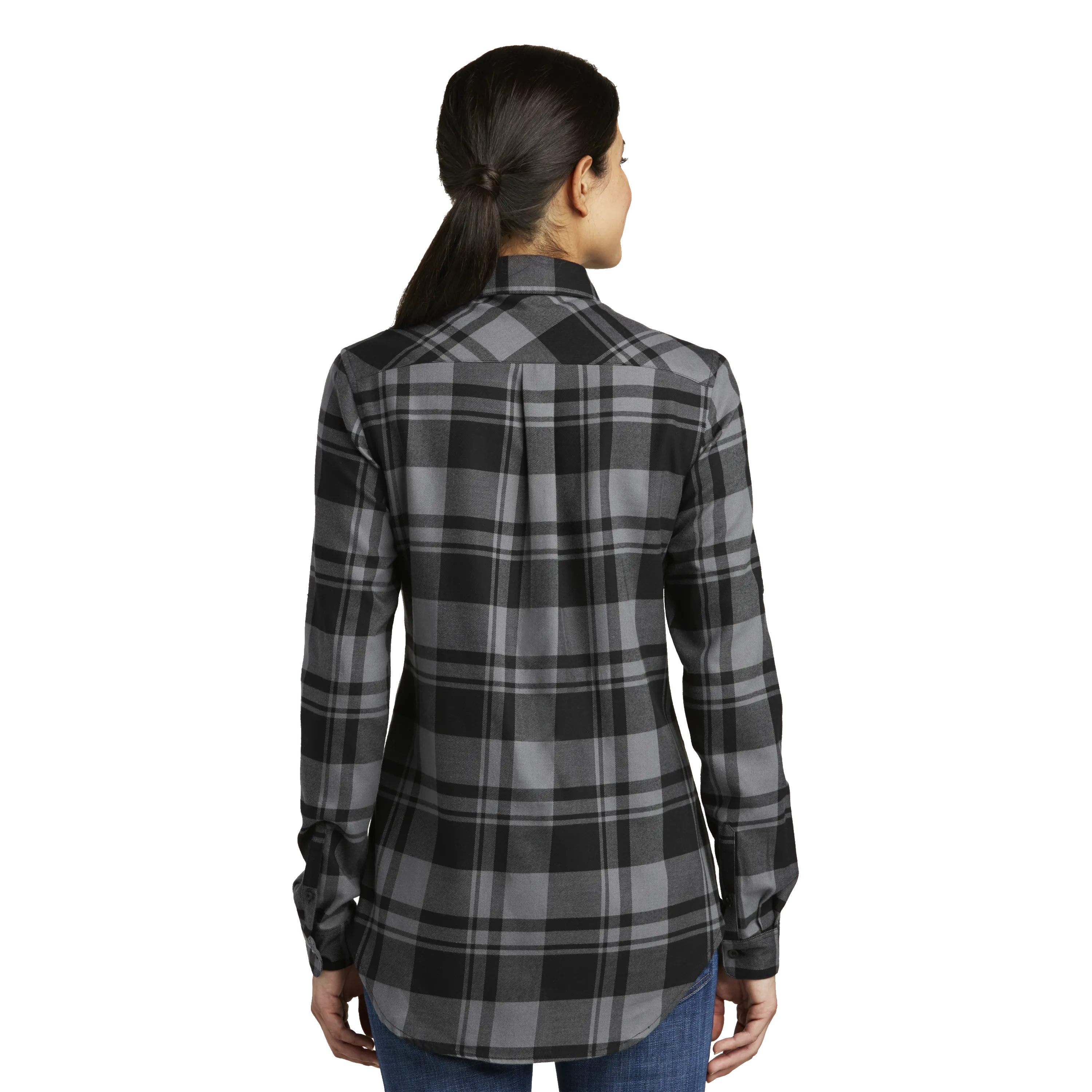 A1820W Ladies Plaid Flannel Shirt