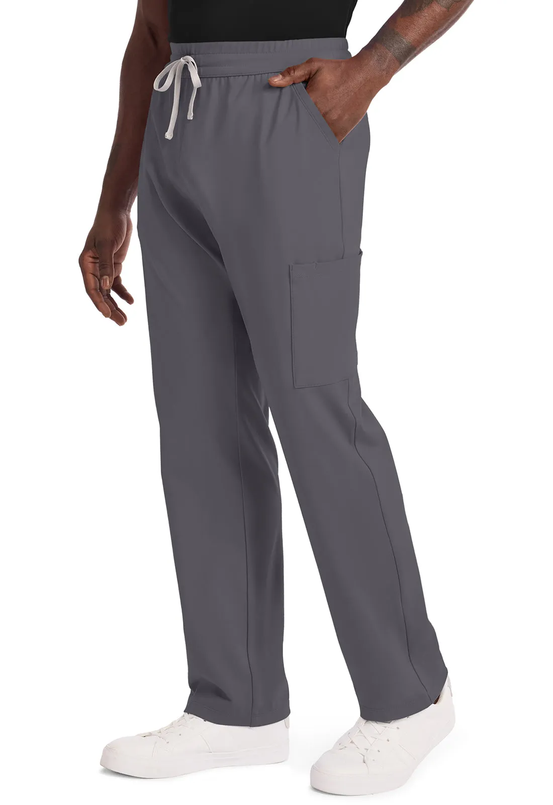 Achieve CK036 Men's 5-Pocket Straight Leg Pants Pewter