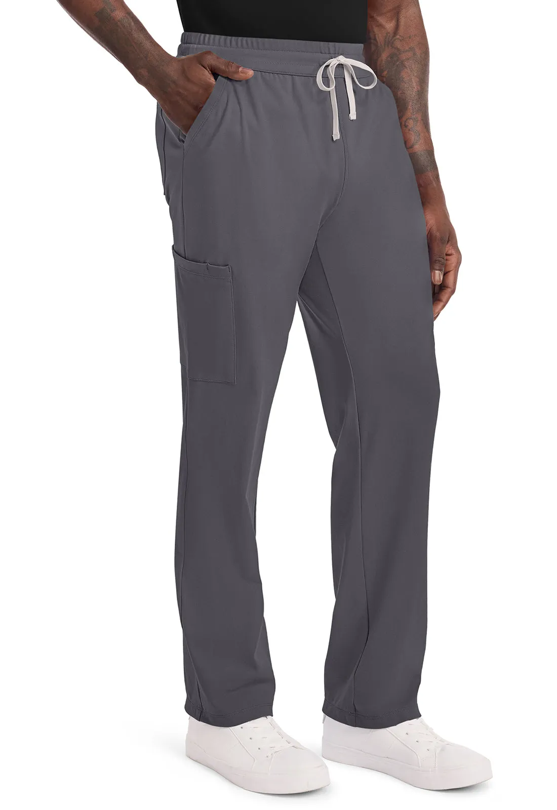 Achieve CK036 Men's 5-Pocket Straight Leg Pants Pewter