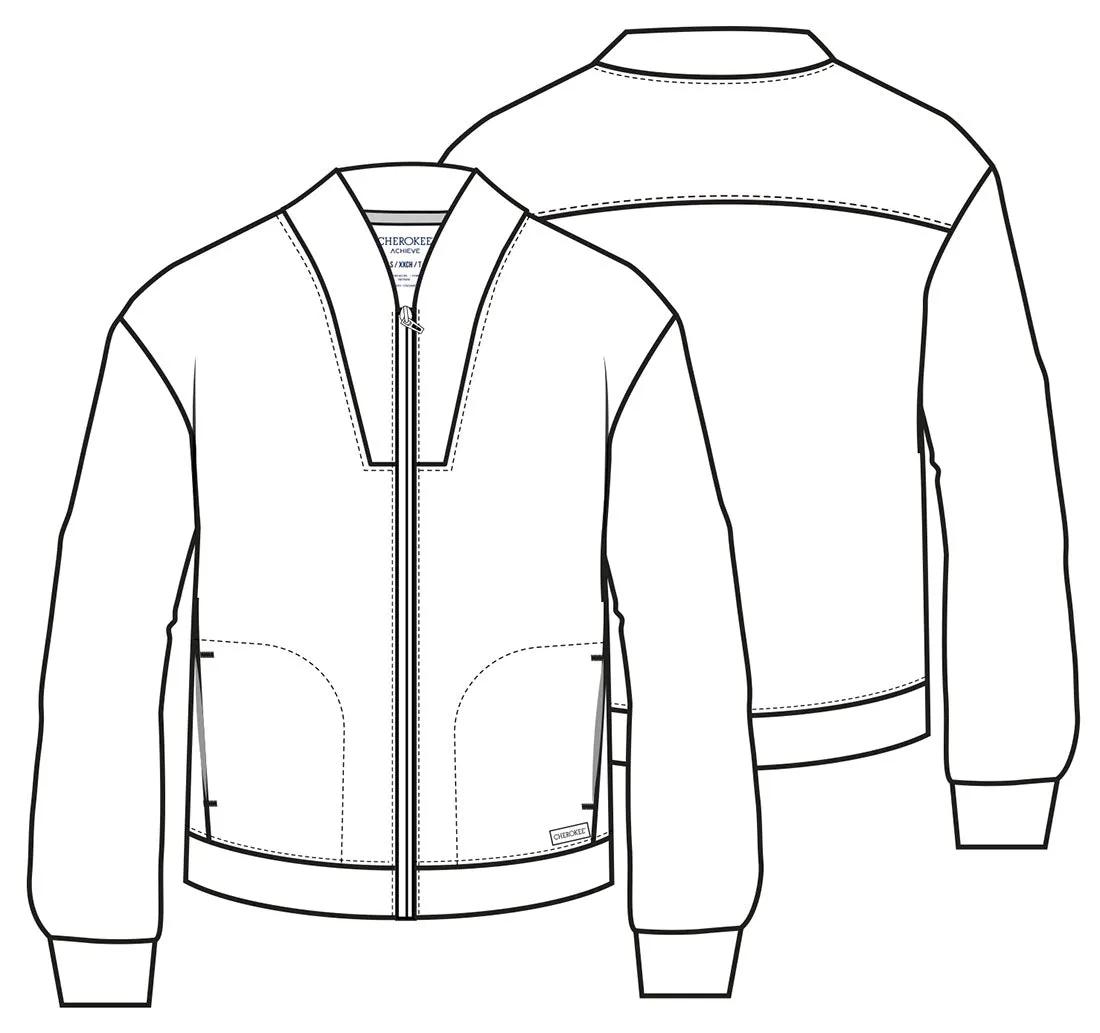 Achieve CK353 Women's Zip-Up Warm-Up Jacket Navy