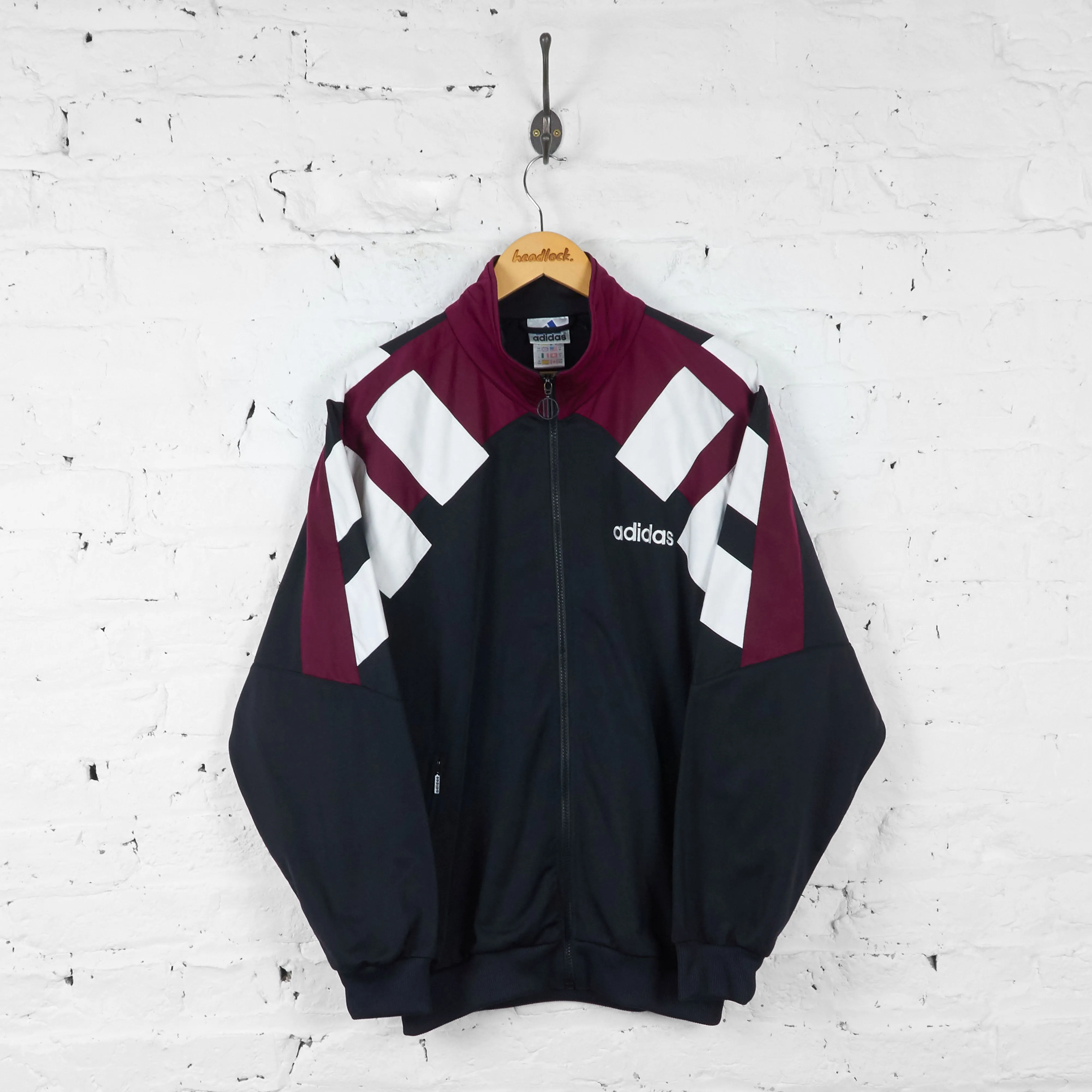 Adidas 90 Tracksuit Top Jacket - Black - M