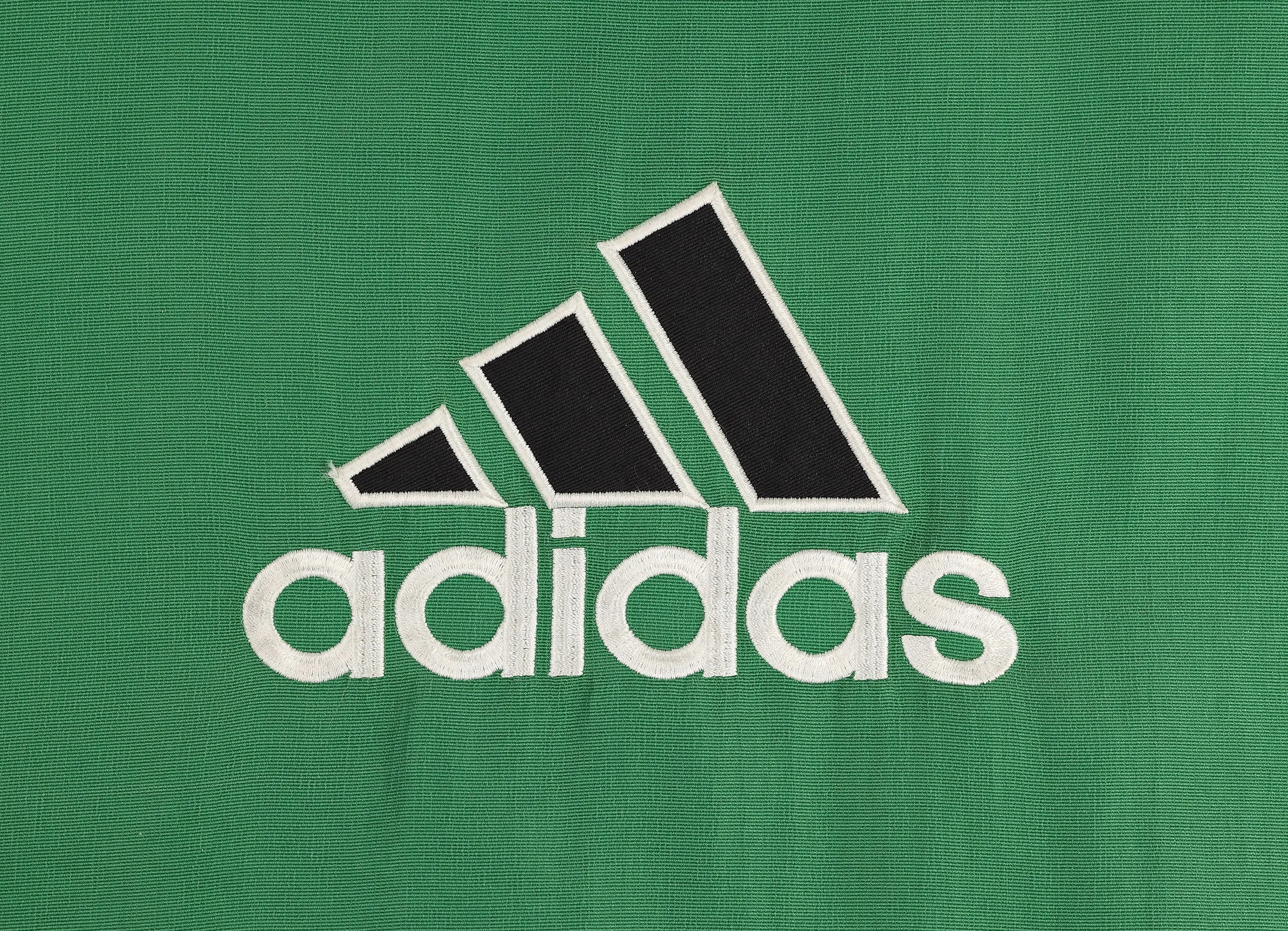 Adidas 90s Hooded Half Zip Tracksuit Top Jacket - Green - XL