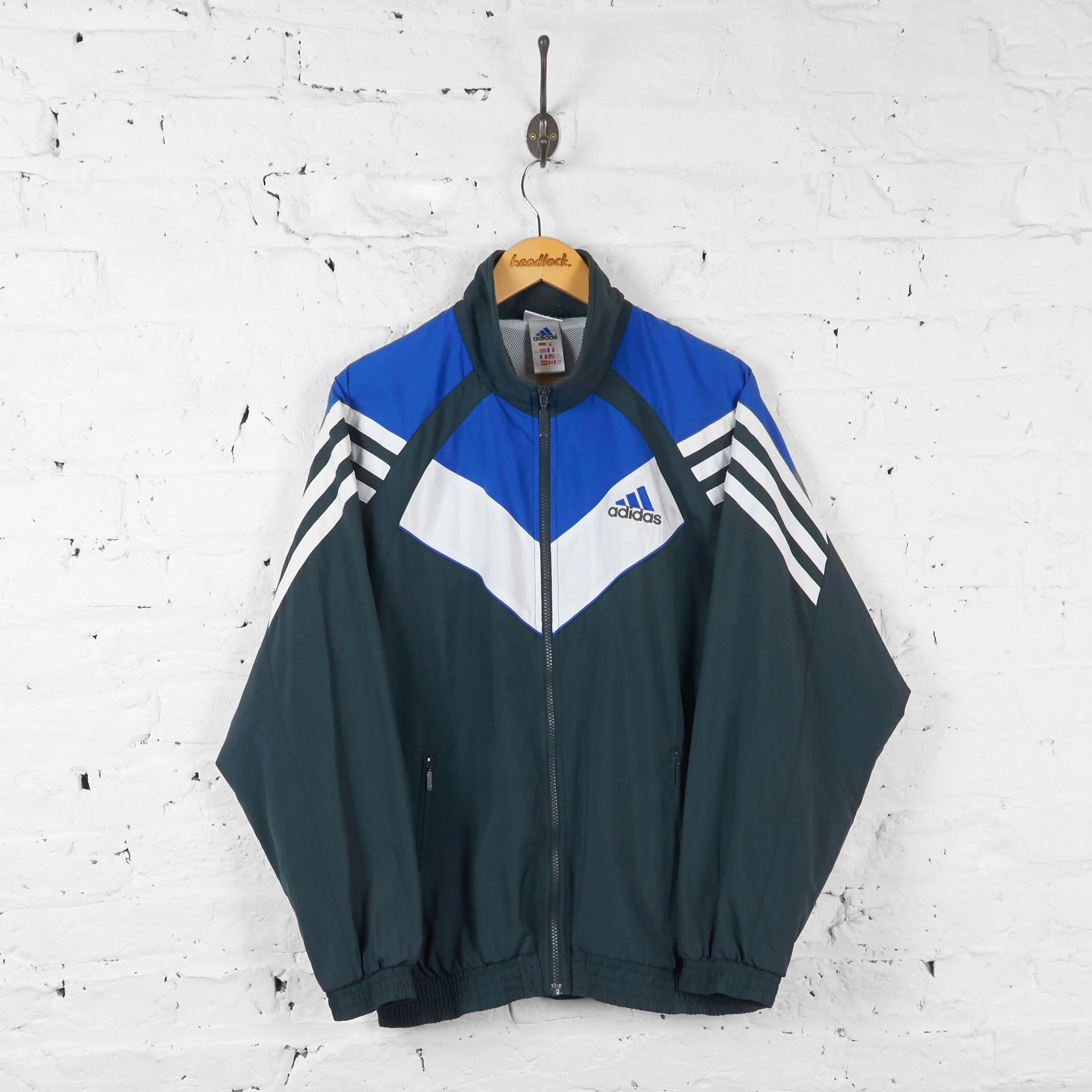 Adidas 90s Shell Jacket - Blue - M