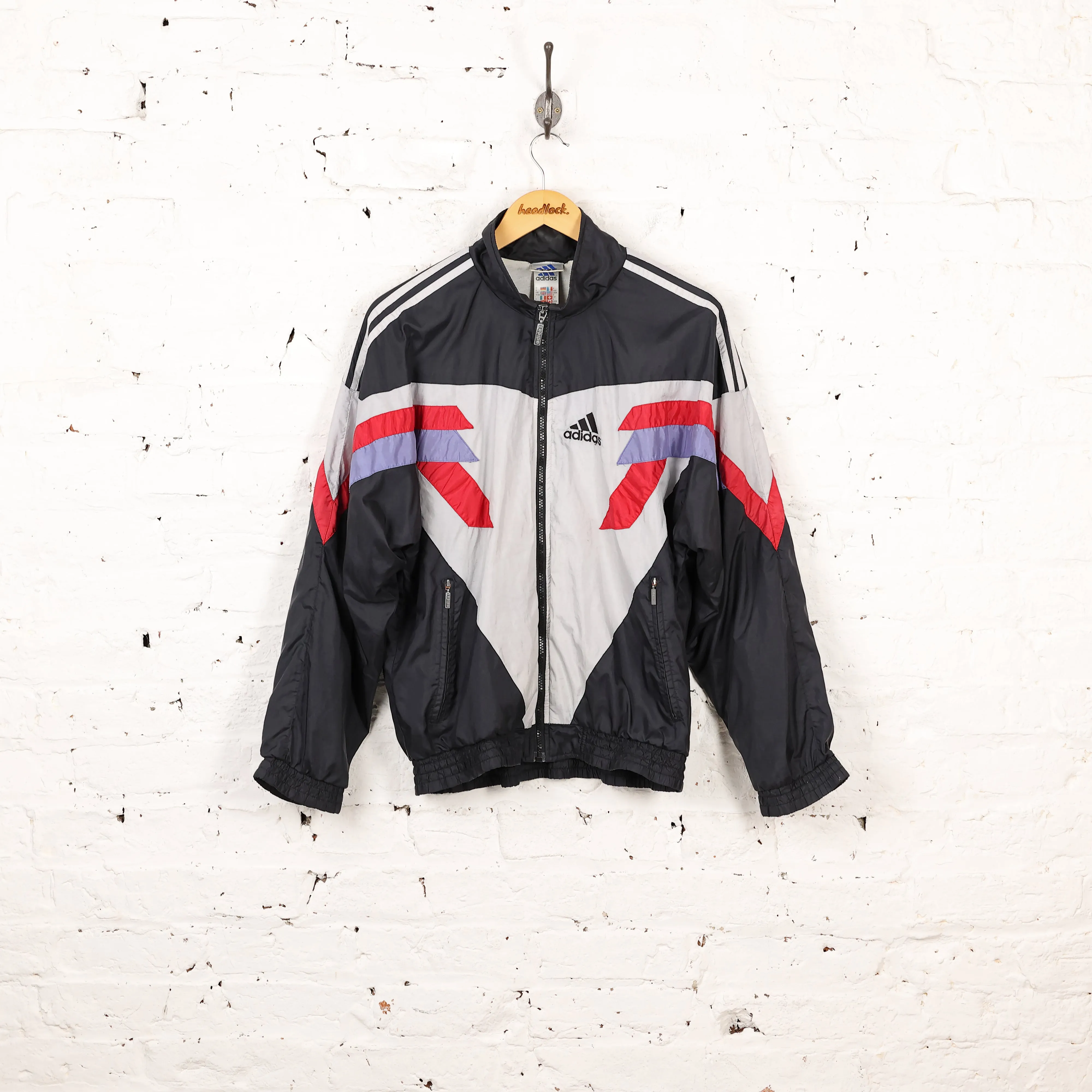 Adidas 90s Shell Tracksuit Top Jacket - Black - S