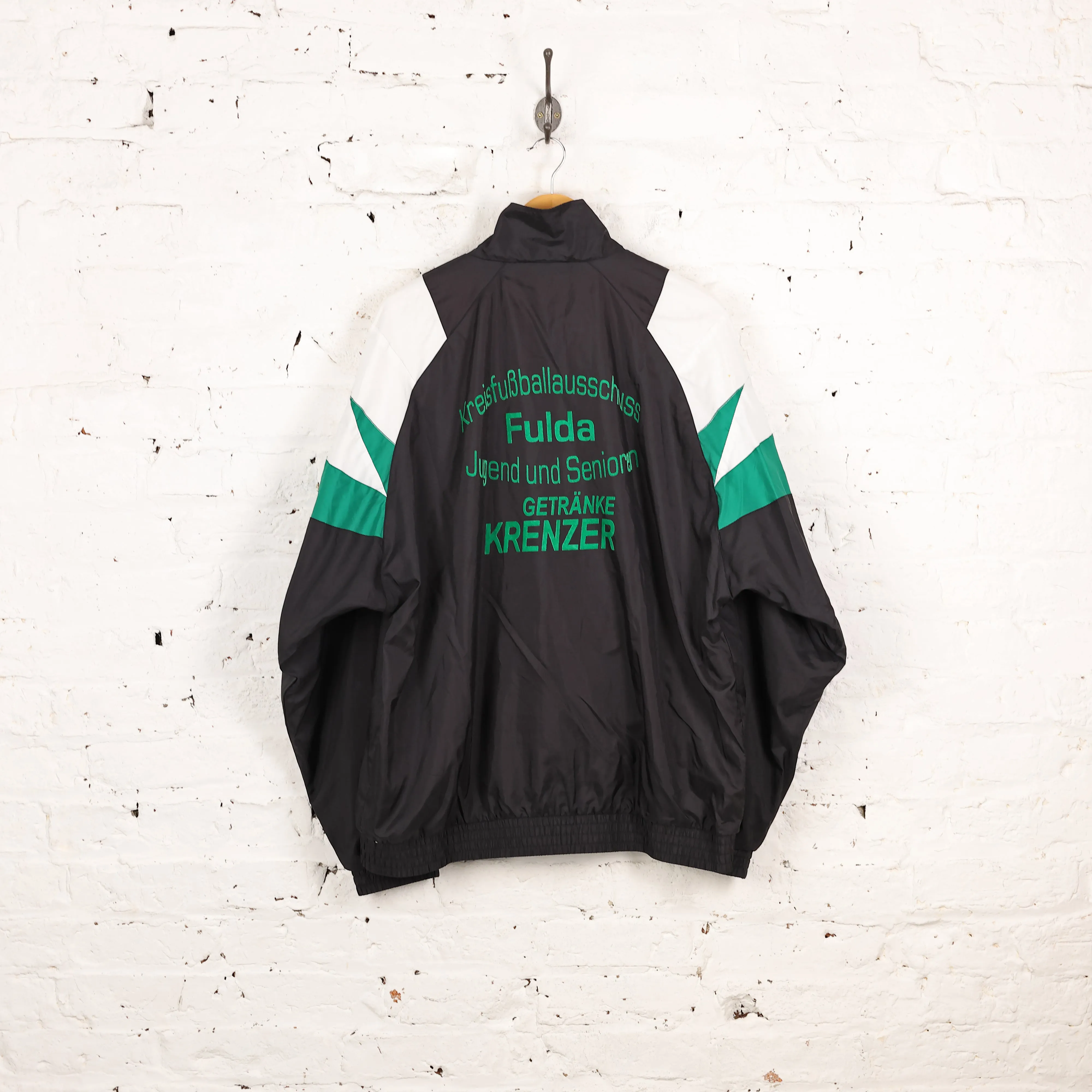 Adidas 90s Shell Tracksuit Top Jacket - Black - XL