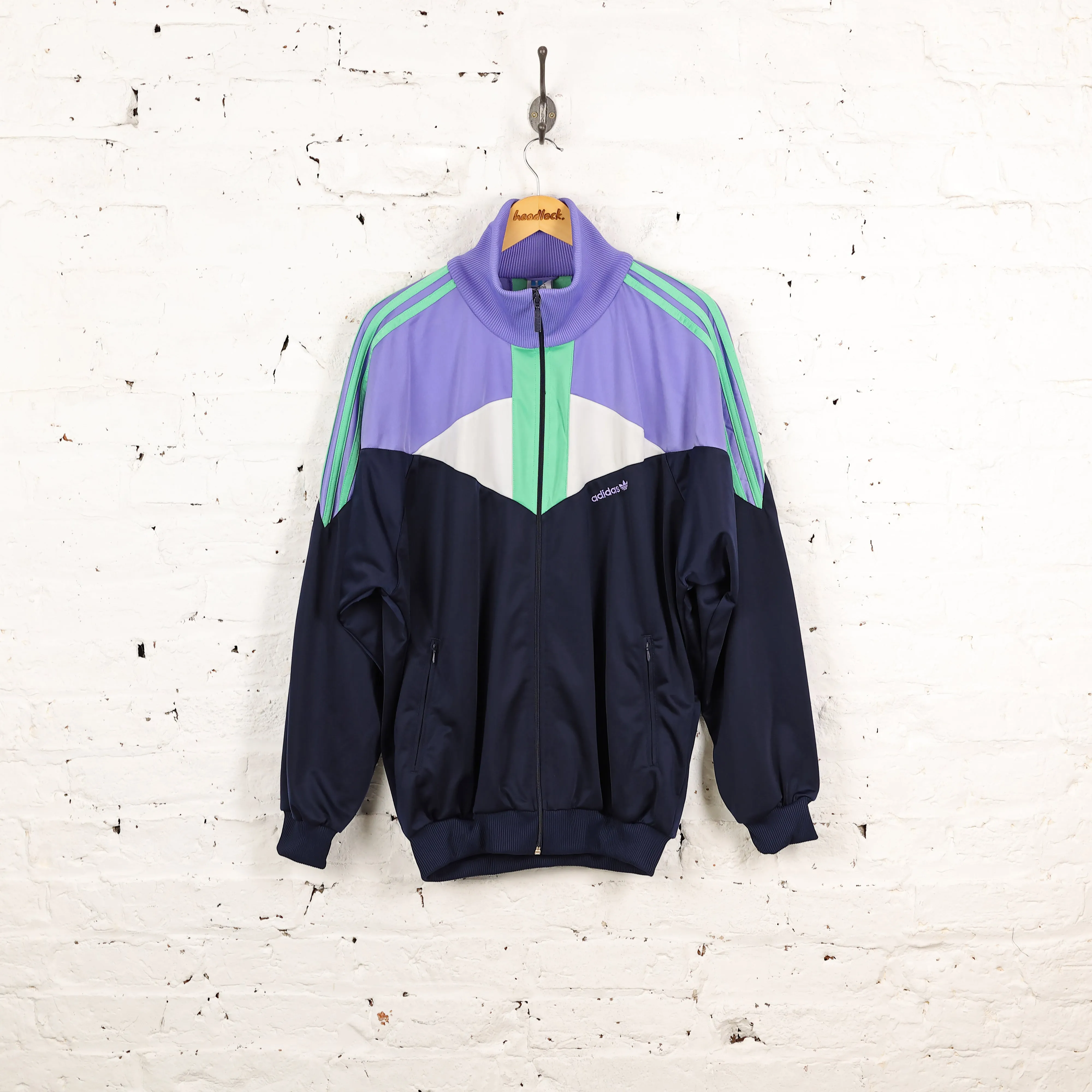 Adidas 90s Tracksuit Top Jacket - Blue - L