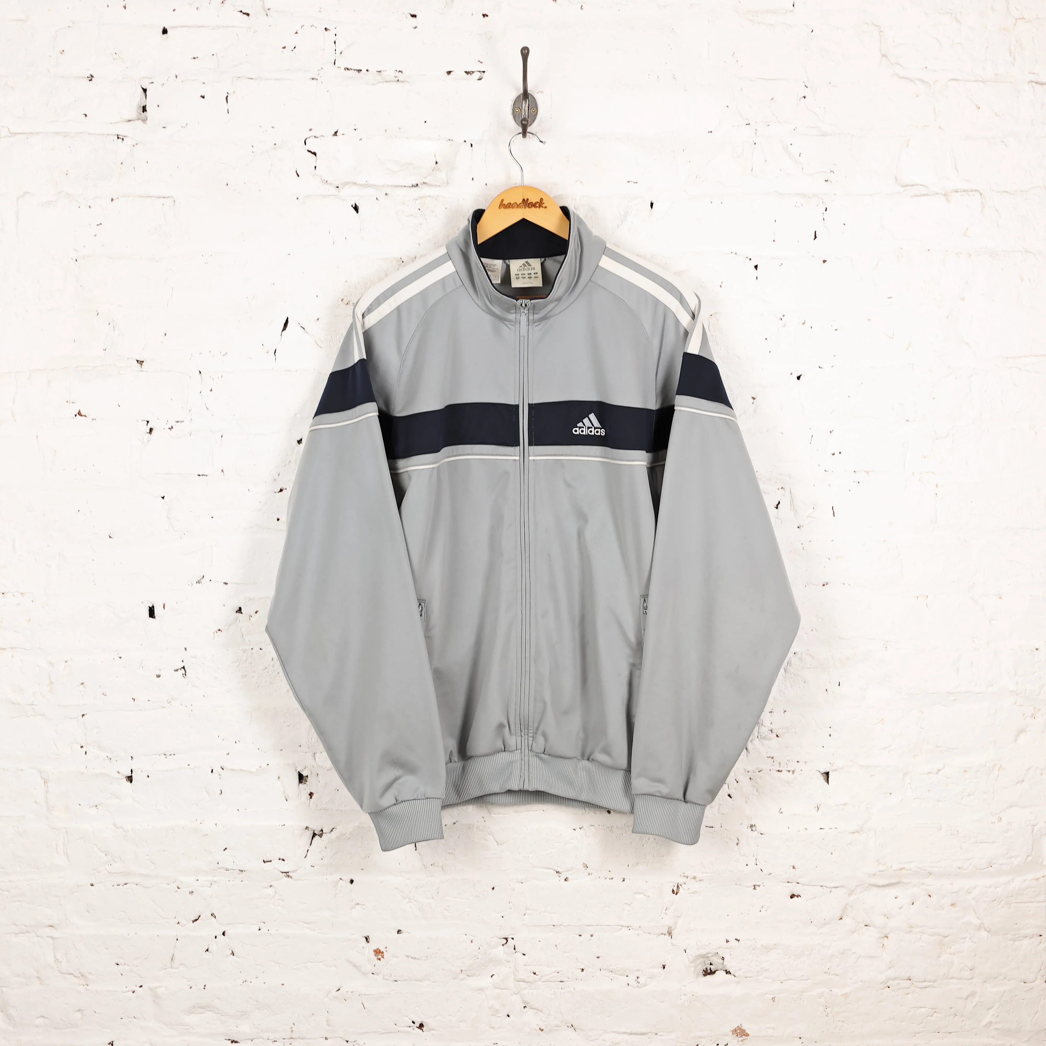 Adidas 90s Tracksuit Top Jacket - Blue - L