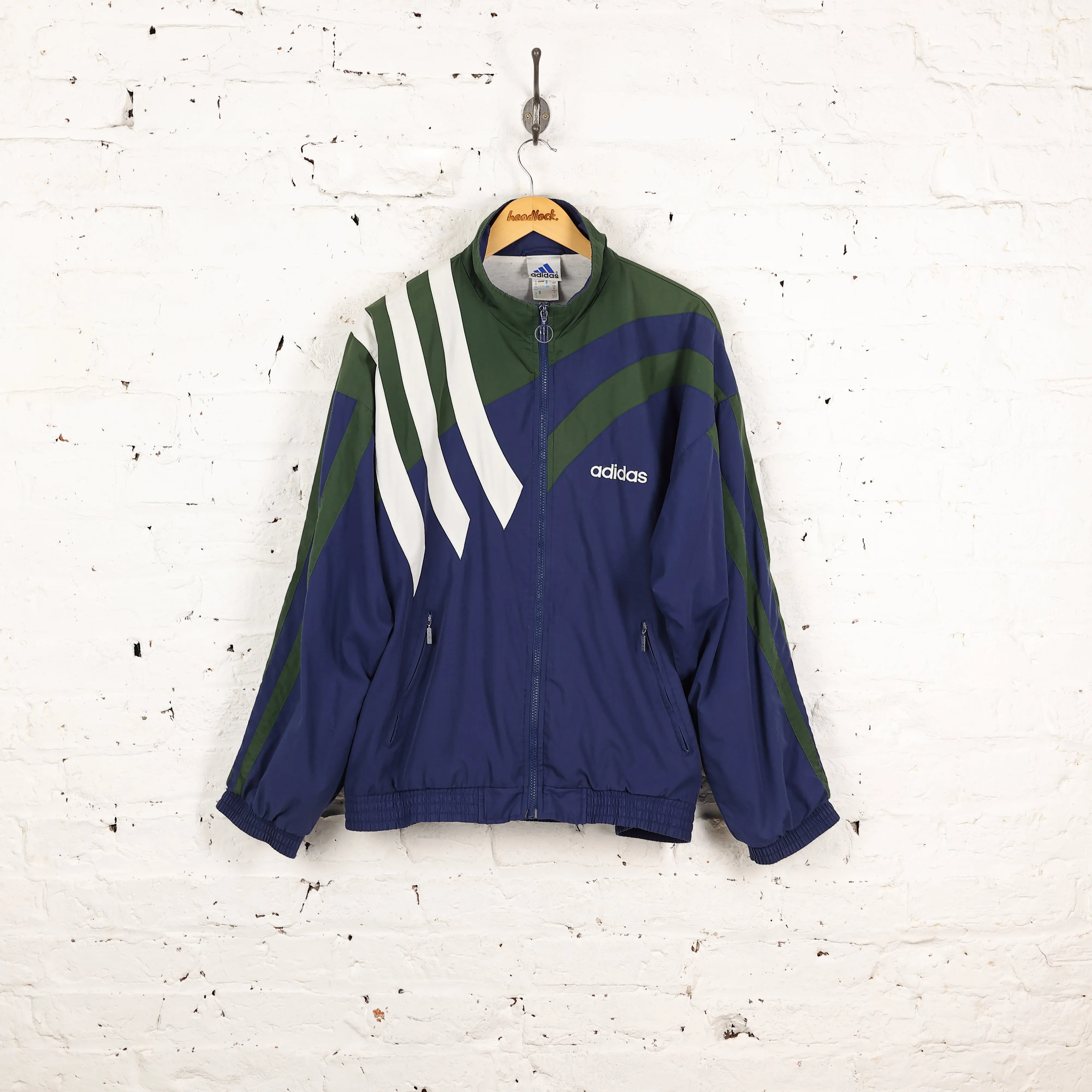 Adidas 90s Tracksuit Top Jacket - Blue - M