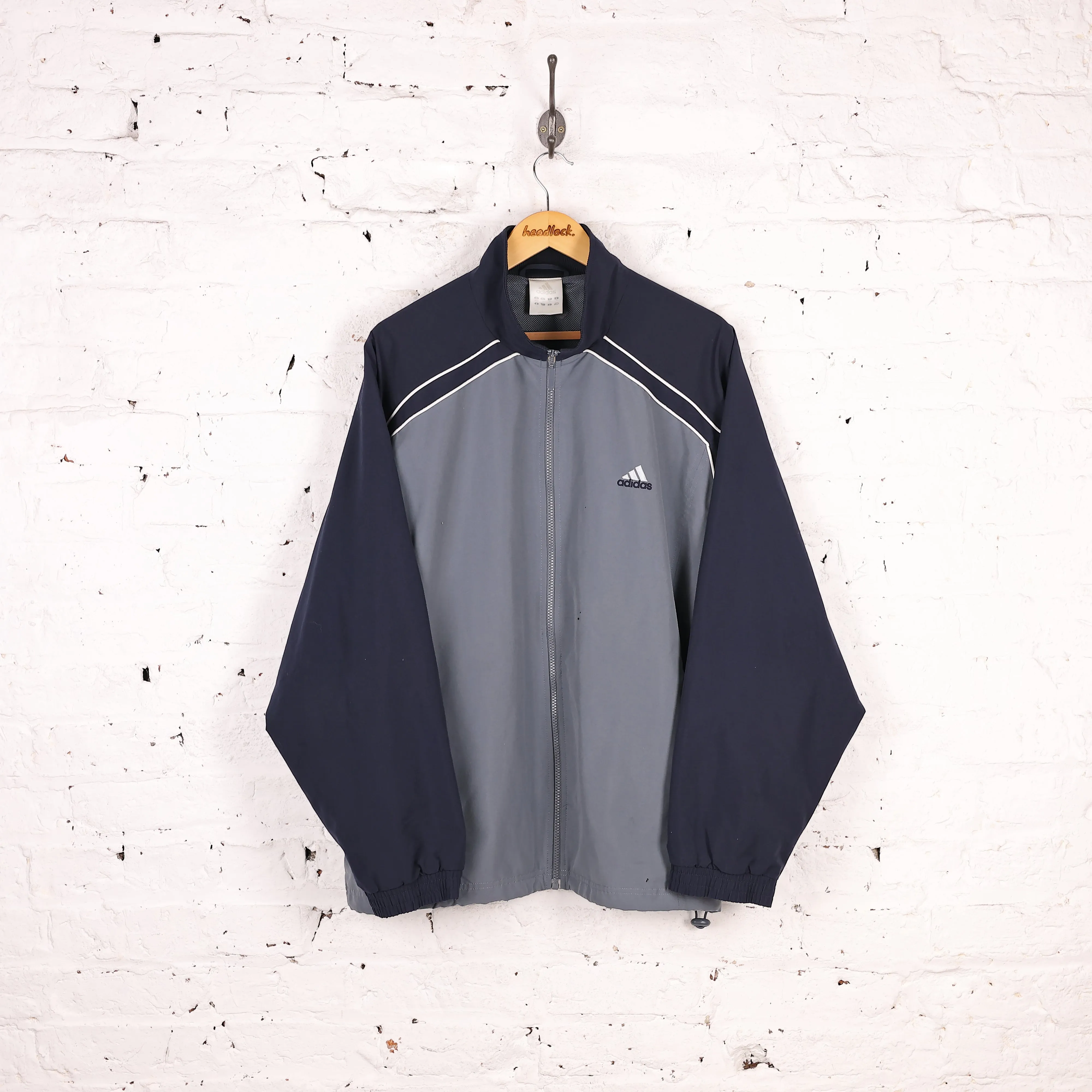 Adidas 90s Tracksuit Top Jacket - Grey - L