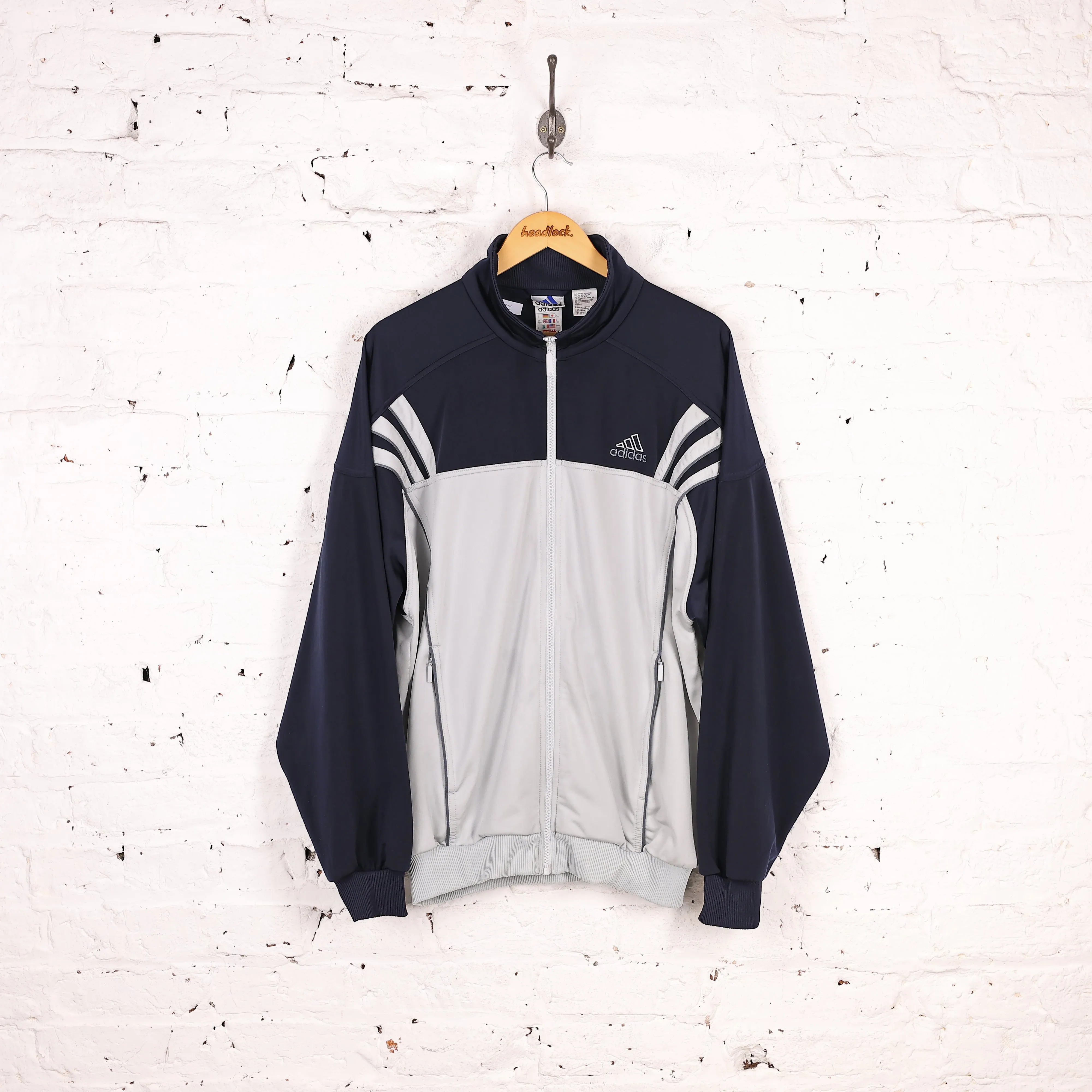 Adidas 90s Tracksuit Top Jacket - Grey - L