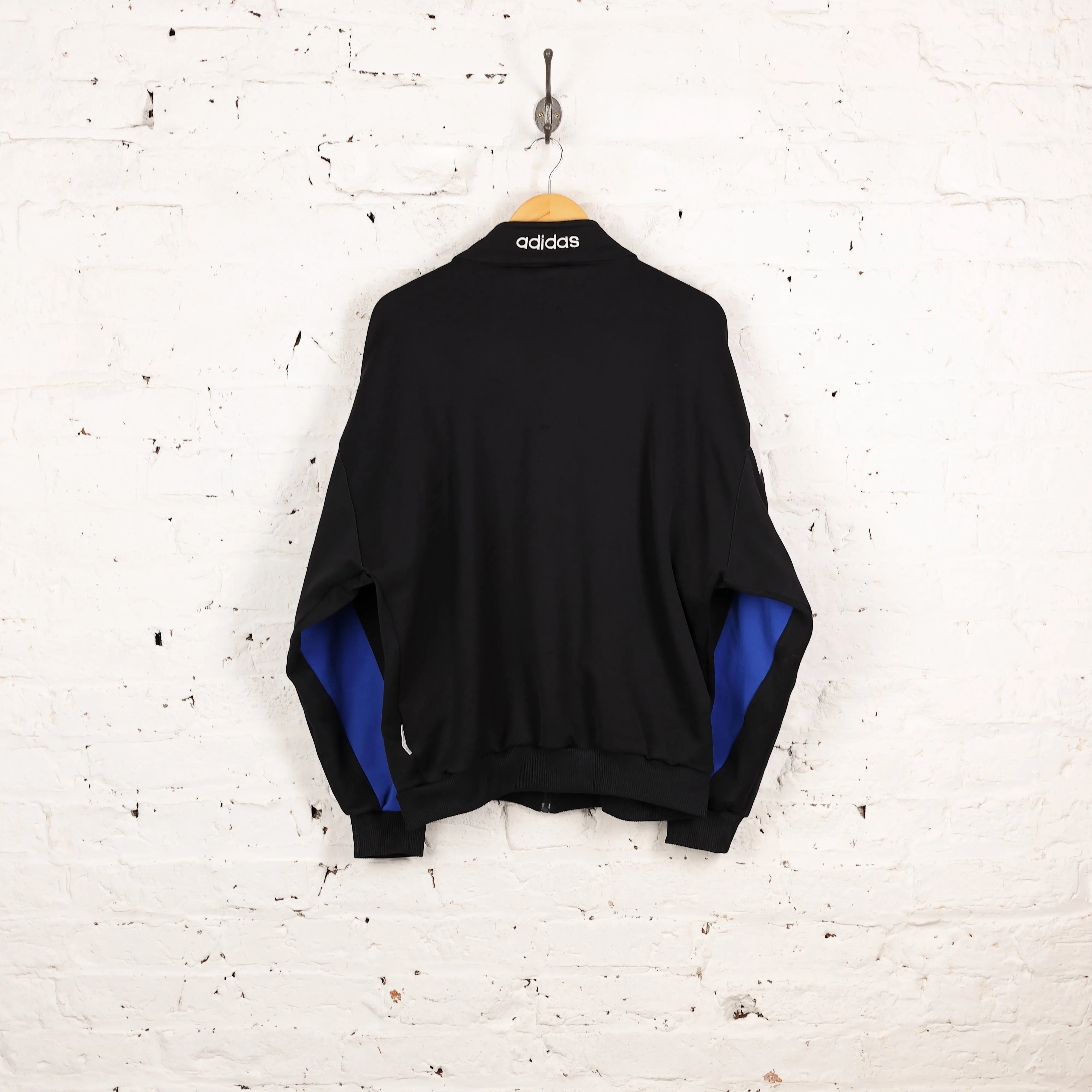 Adidas Schalke 04 90s Tracksuit Top Jacket - Black - XL