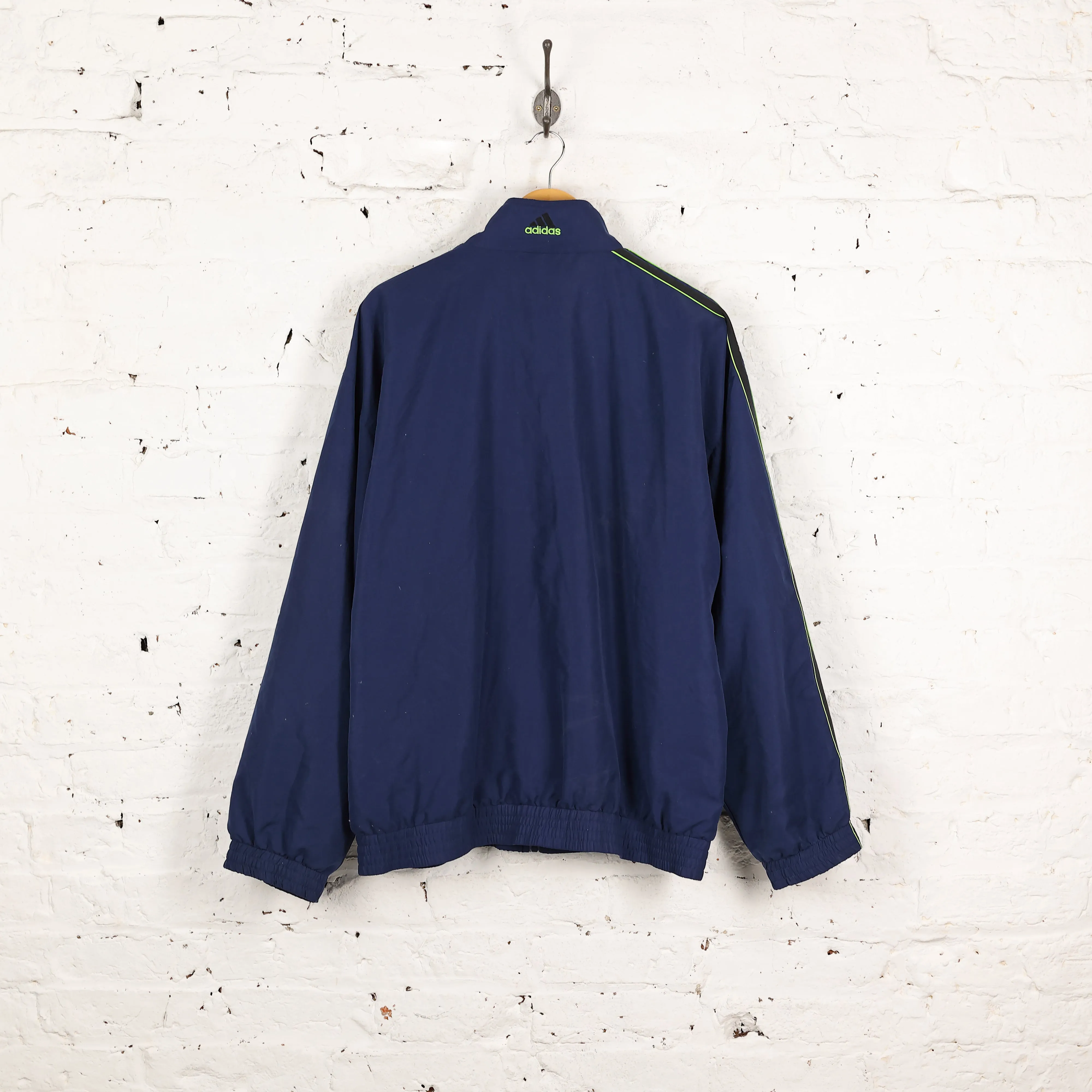 Adidas Shell Tracksuit Top Jacket - Blue - L