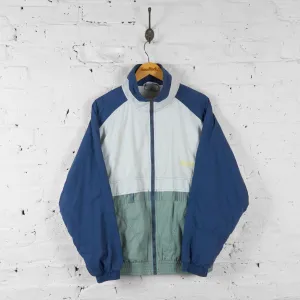 Adidas Shell Tracksuit Top Jacket - Blue/White - L