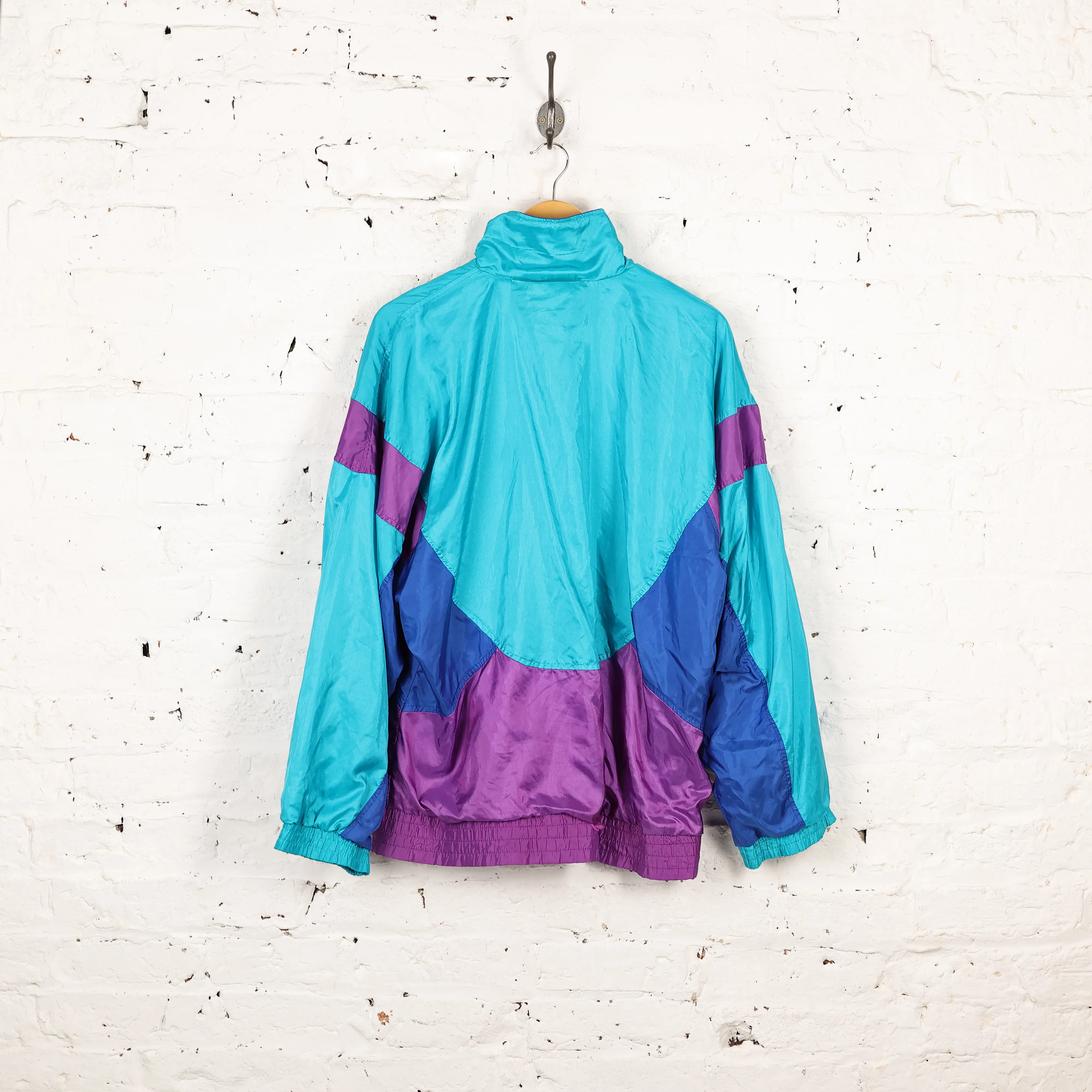 Adidas Shell Tracksuit Top Windbreaker Jacket - Green - XXL