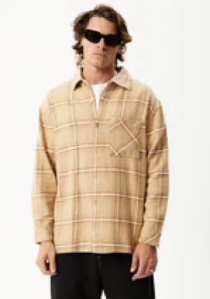 AFENDS Sandstorm Flannel Long Sleeve Shirt