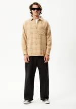 AFENDS Sandstorm Flannel Long Sleeve Shirt