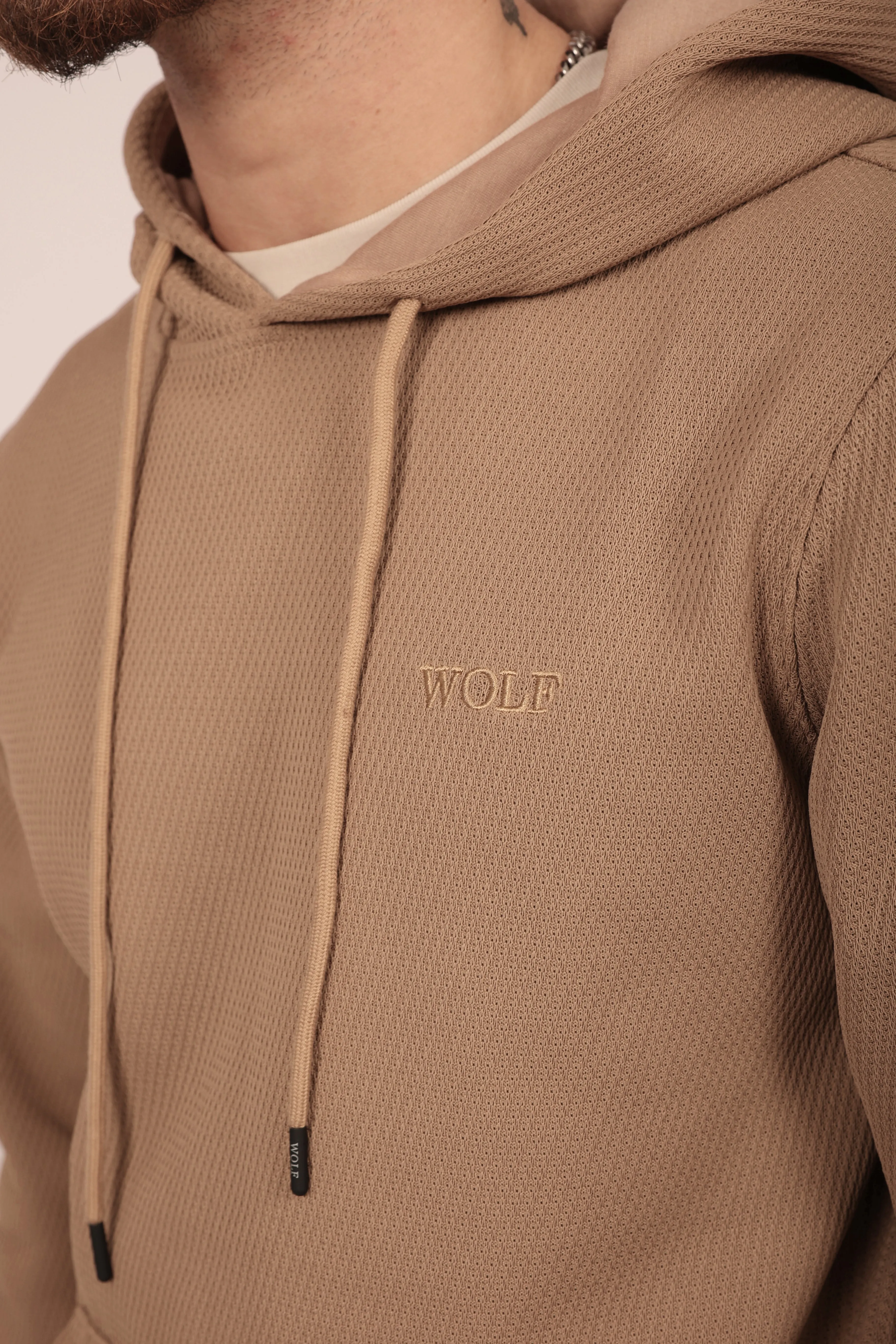 Airy Tracksuit Set in Mocha