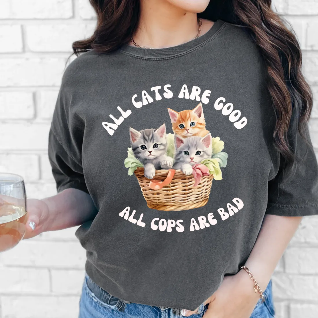 All cats are good, ACAB Unisex Tshirt