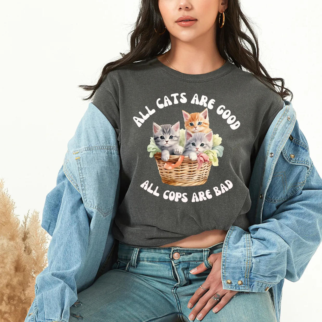 All cats are good, ACAB Unisex Tshirt