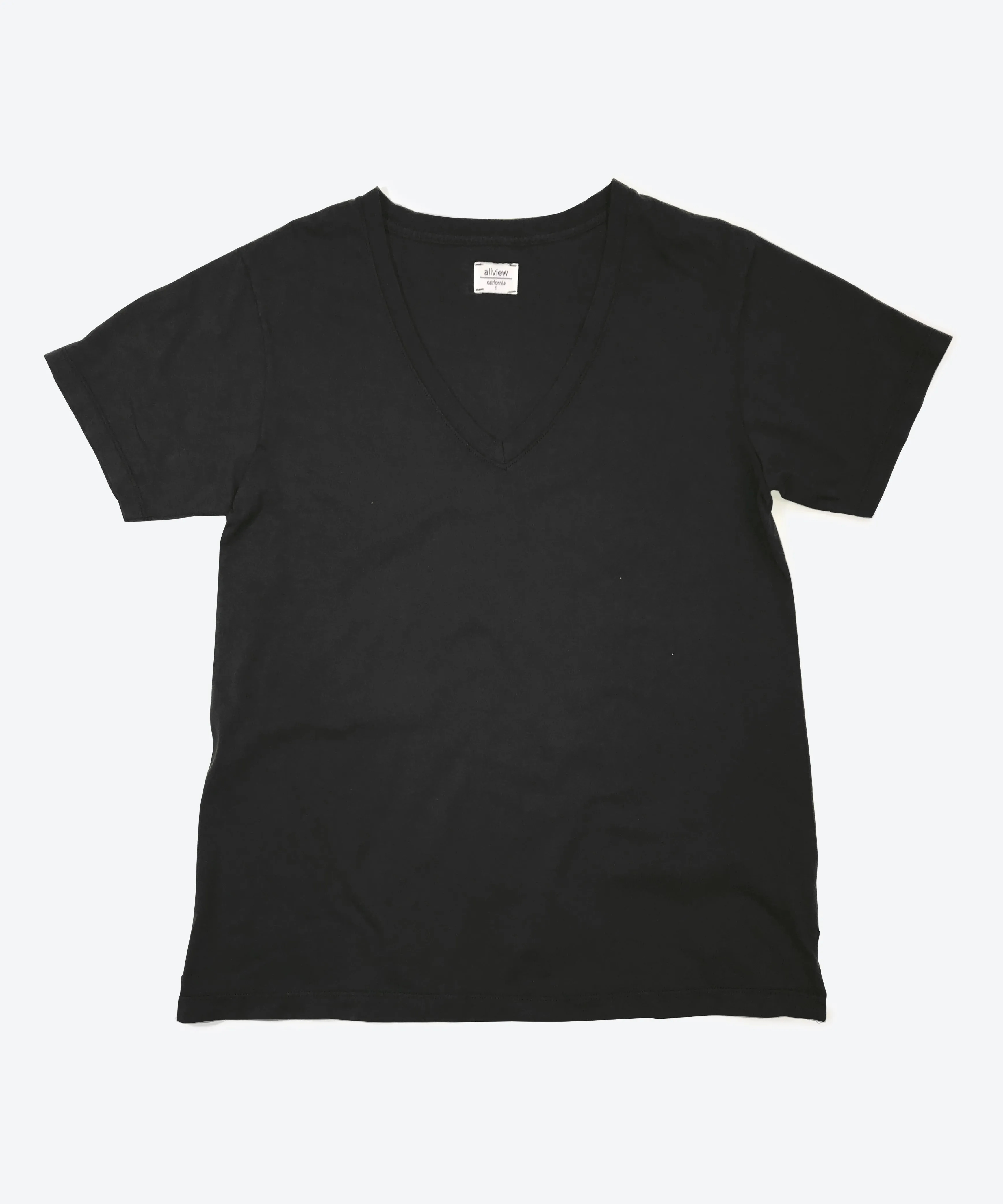 All Good V-Neck SS Tee - Black