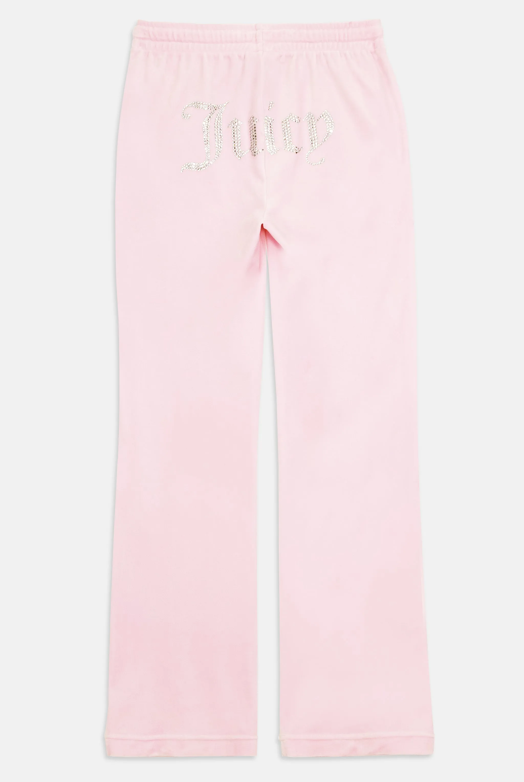 ALMOND BLOSSOM VELOUR DIAMANTÉ TRACKSUIT BOTTOM