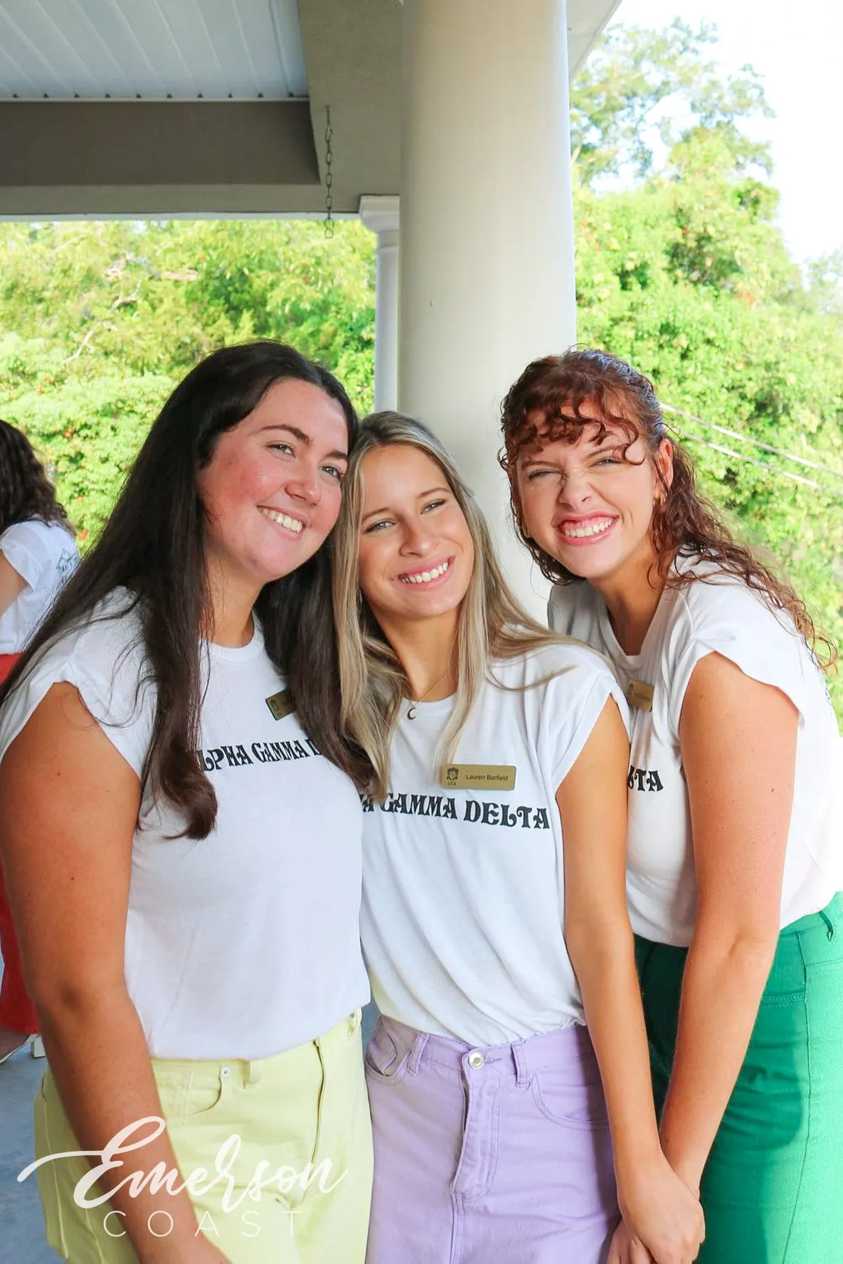 Alpha Gamma Delta Recruitment Rolled Cuff Tee