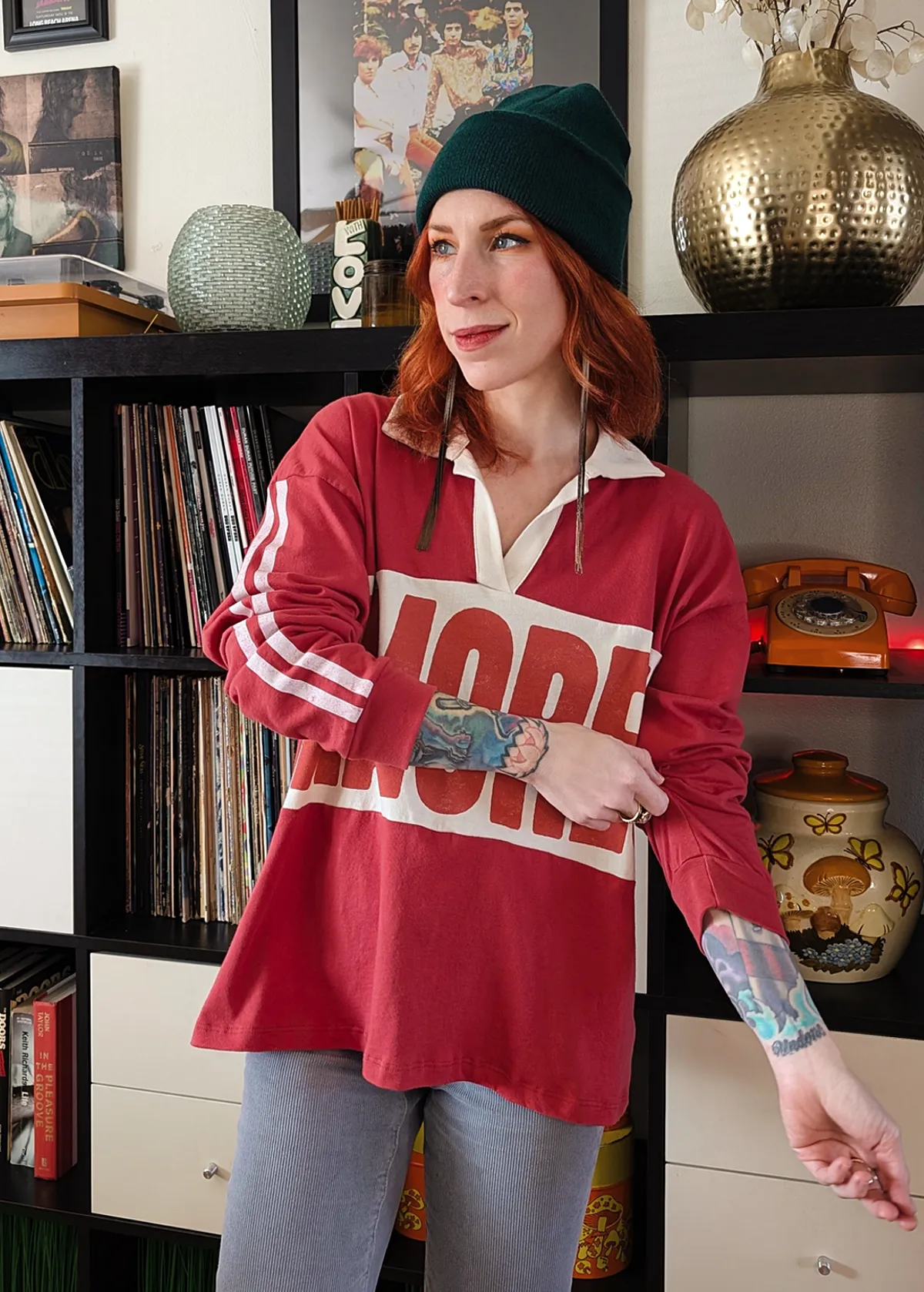 Amore! Rugby Long Sleeve Polo Tee