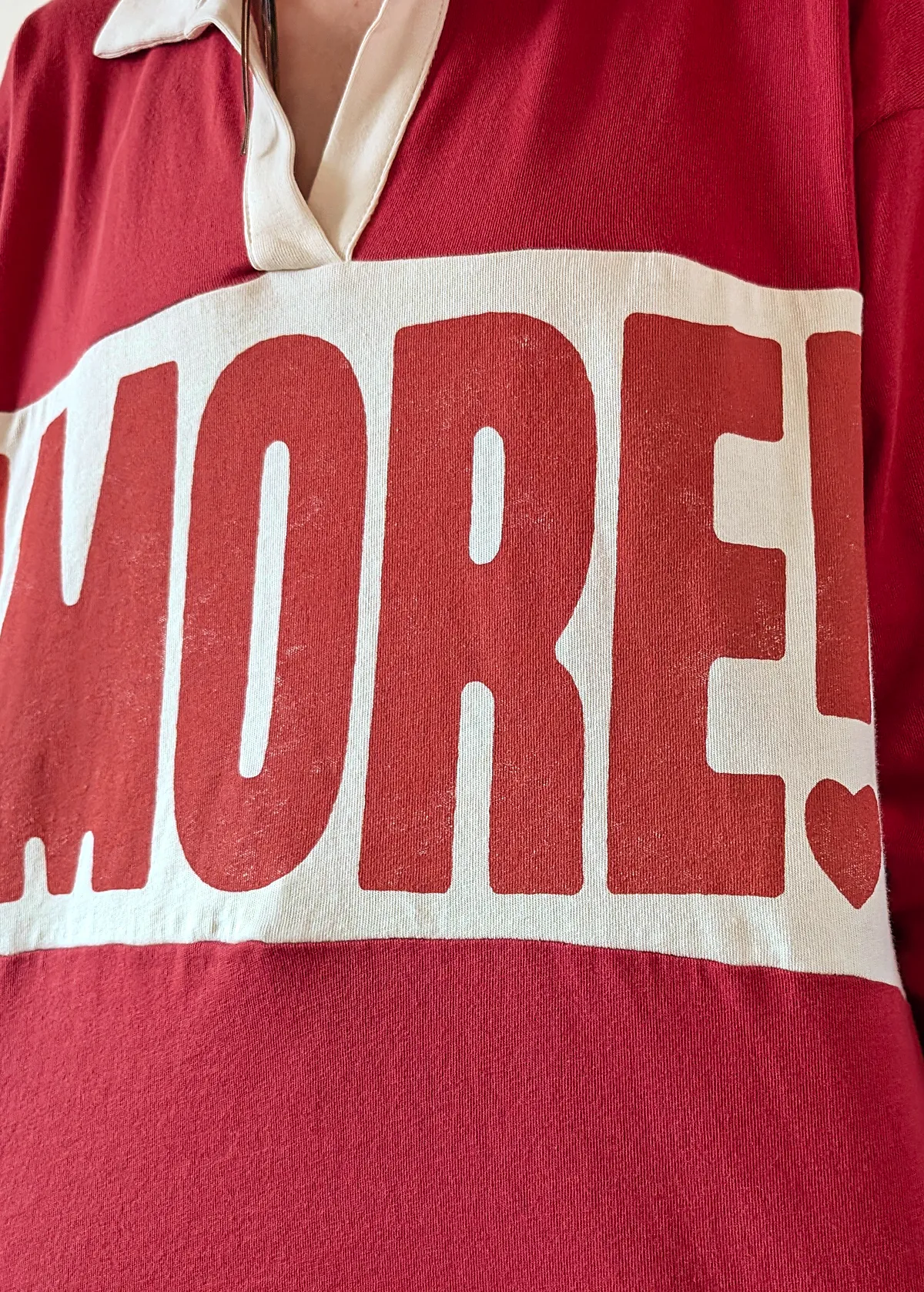 Amore! Rugby Long Sleeve Polo Tee