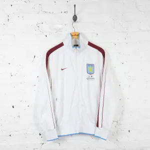 Aston Villa Nike Tracksuit Top Jacket - White - L