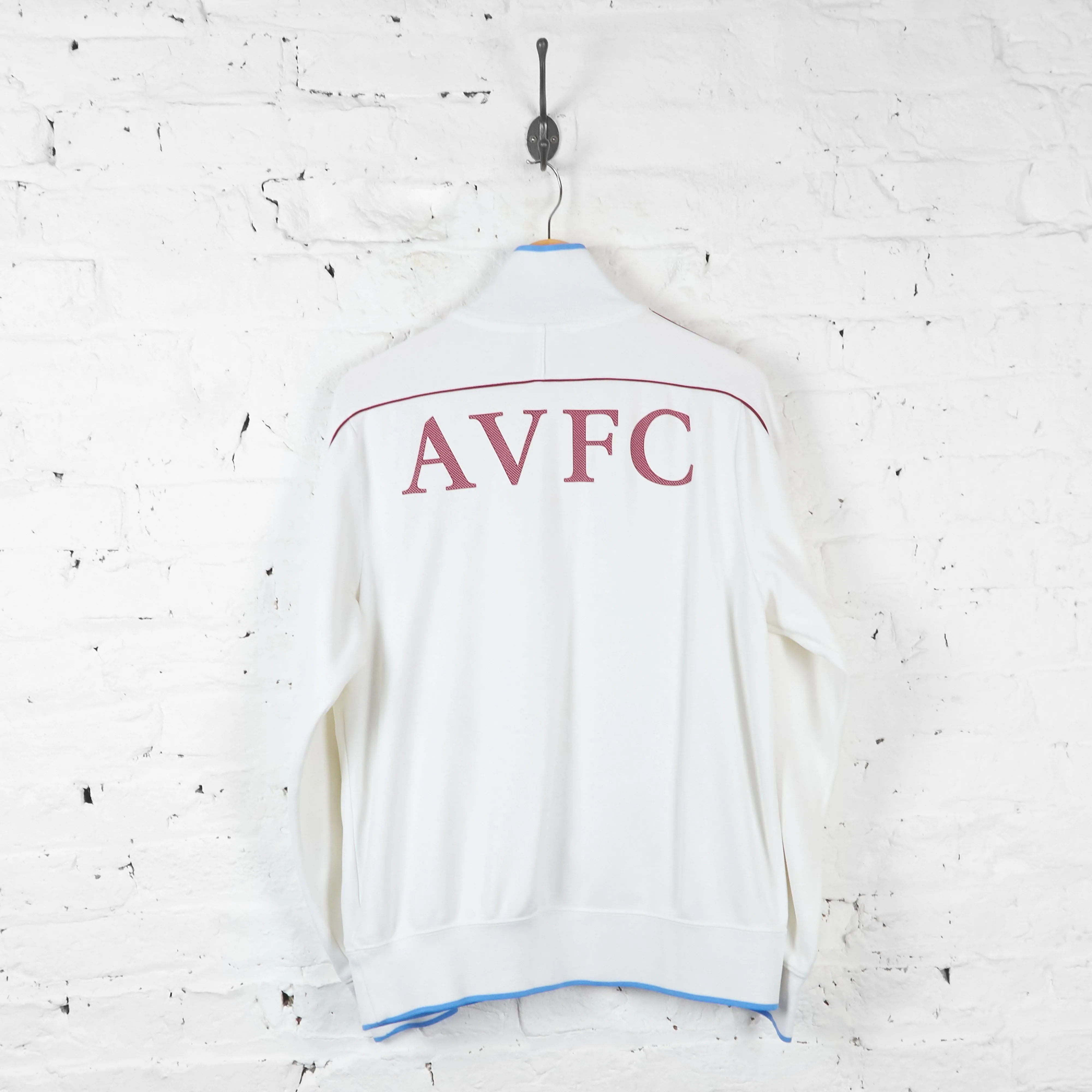 Aston Villa Nike Tracksuit Top Jacket - White - L