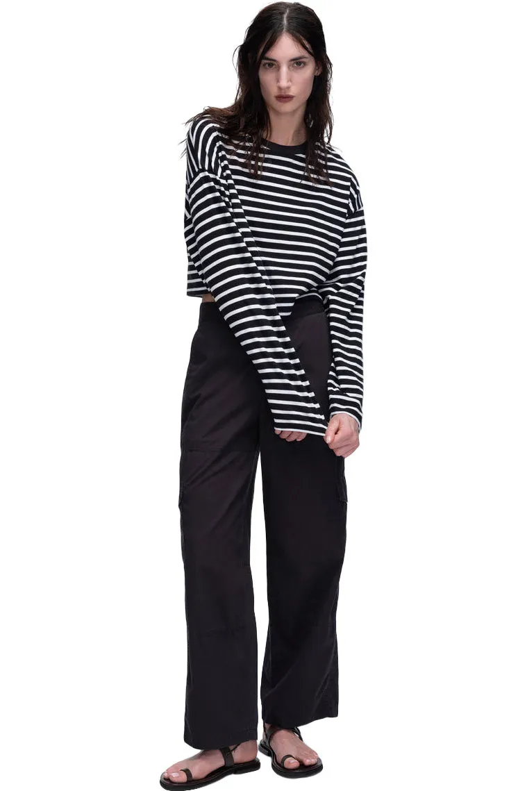 ATM Cotton Poplin Cargo Pants in Black