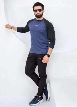 AURA - Spendex Textured Navy Twinset