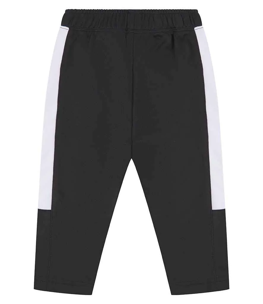 Baby/Toddler Poly Tracksuit - Black/White