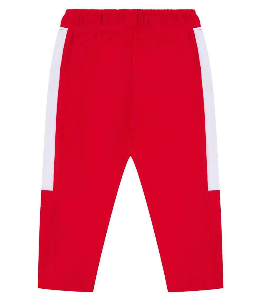 Baby/Toddler Poly Tracksuit - Red/White