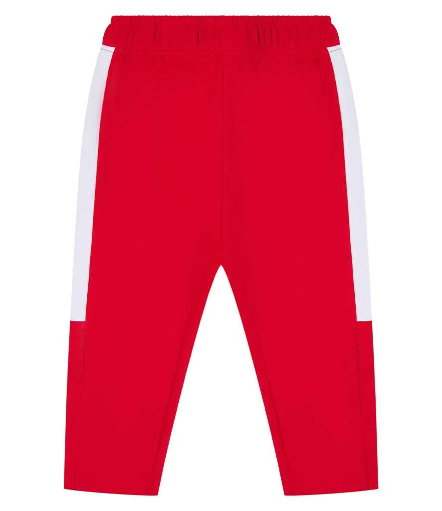 Baby/Toddler Poly Tracksuit - Red/White