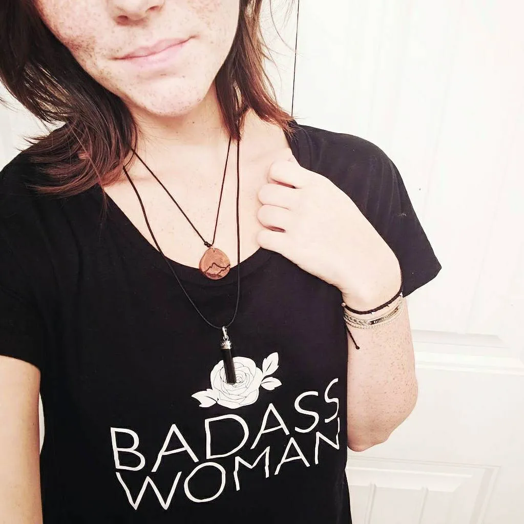 Badass Woman, Rose - Muscle Tank