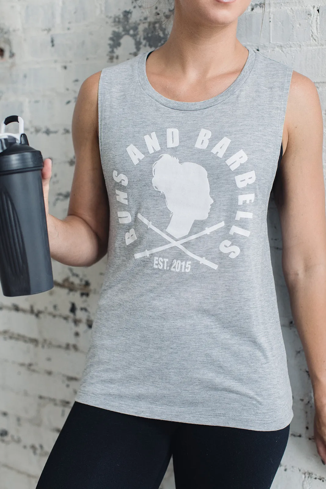 B&B Muscle Tank - Light Grey