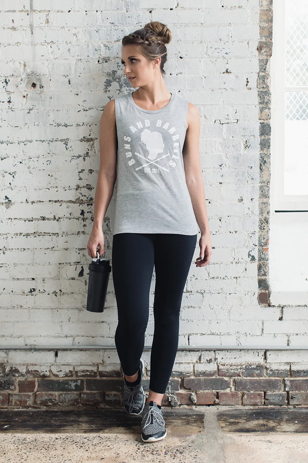 B&B Muscle Tank - Light Grey