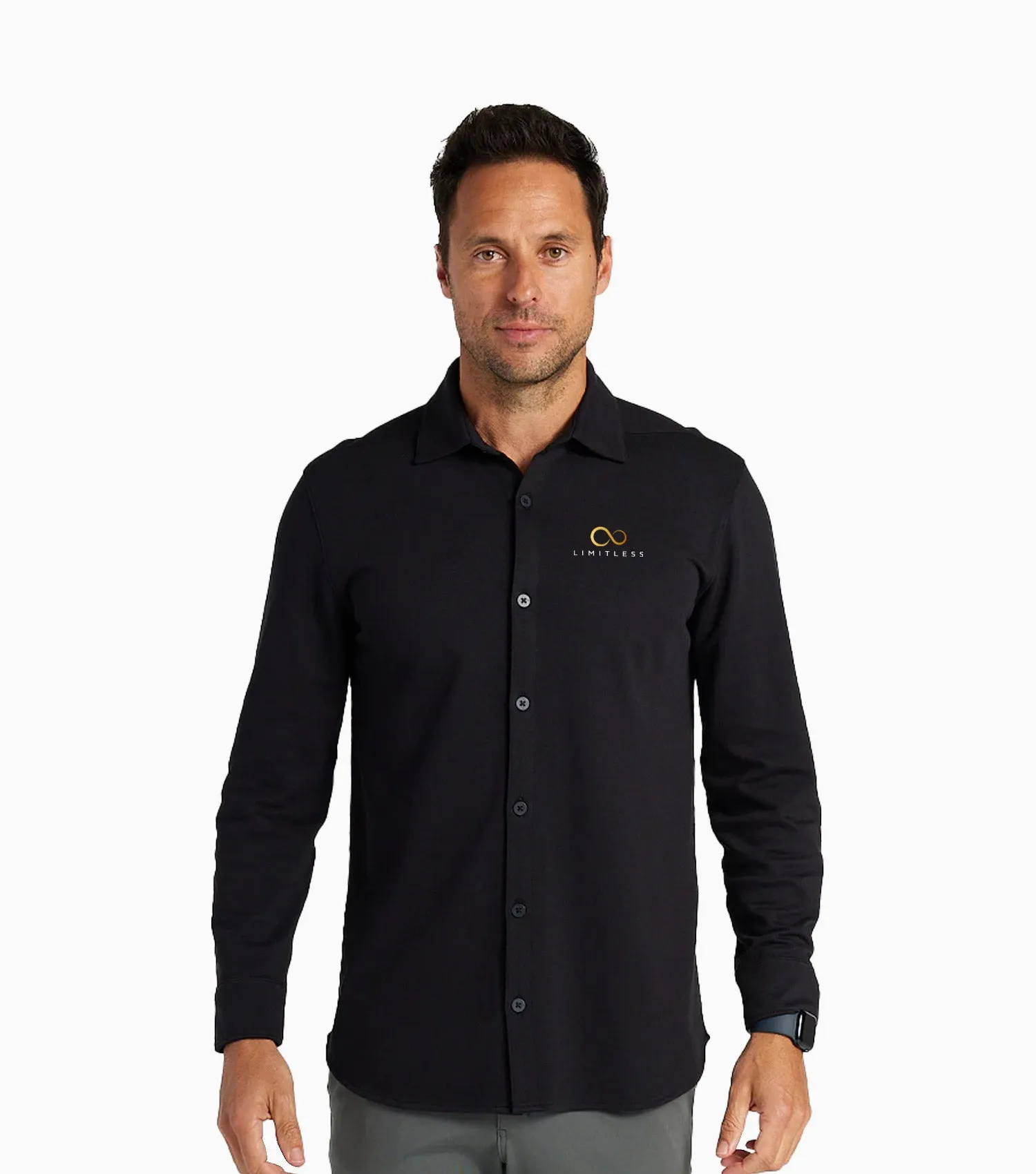 Bayside Oxford Long Sleeve Button Down